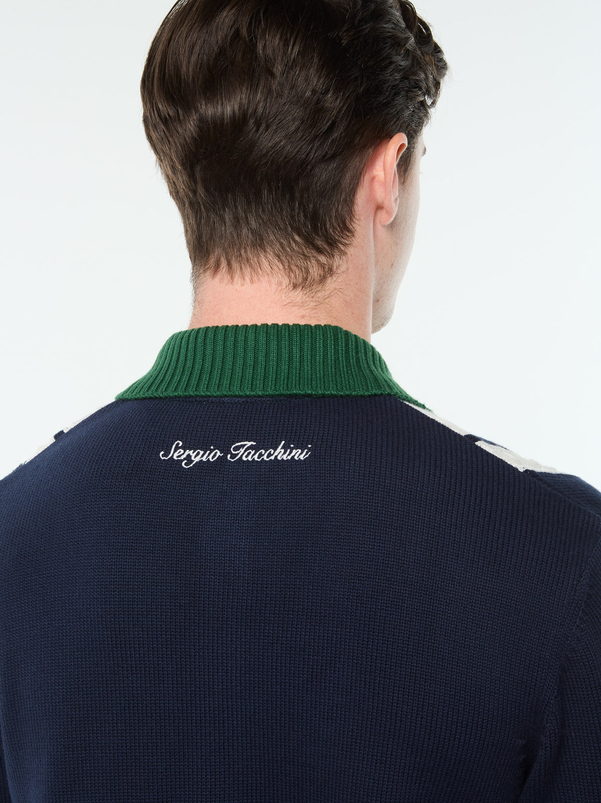 Bruni Knit Cardigan in Maritime Blue, view 5
