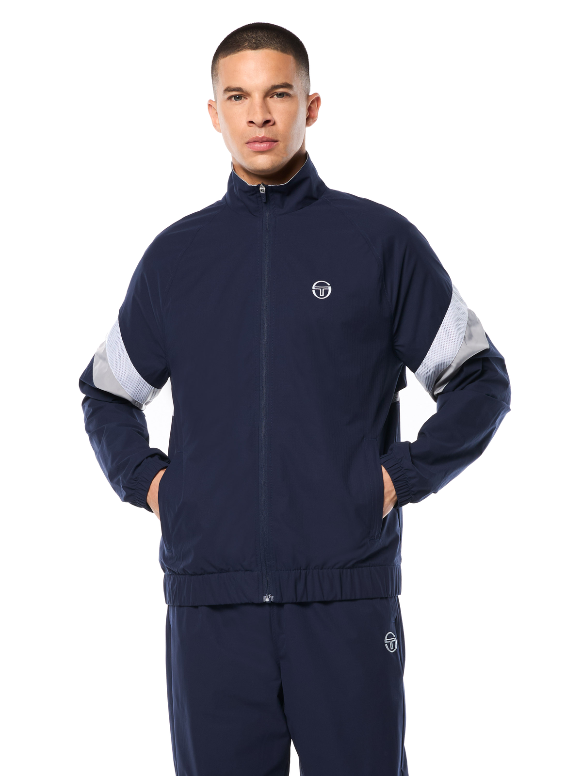 Ventilato Track Jacket in Maritime Blue