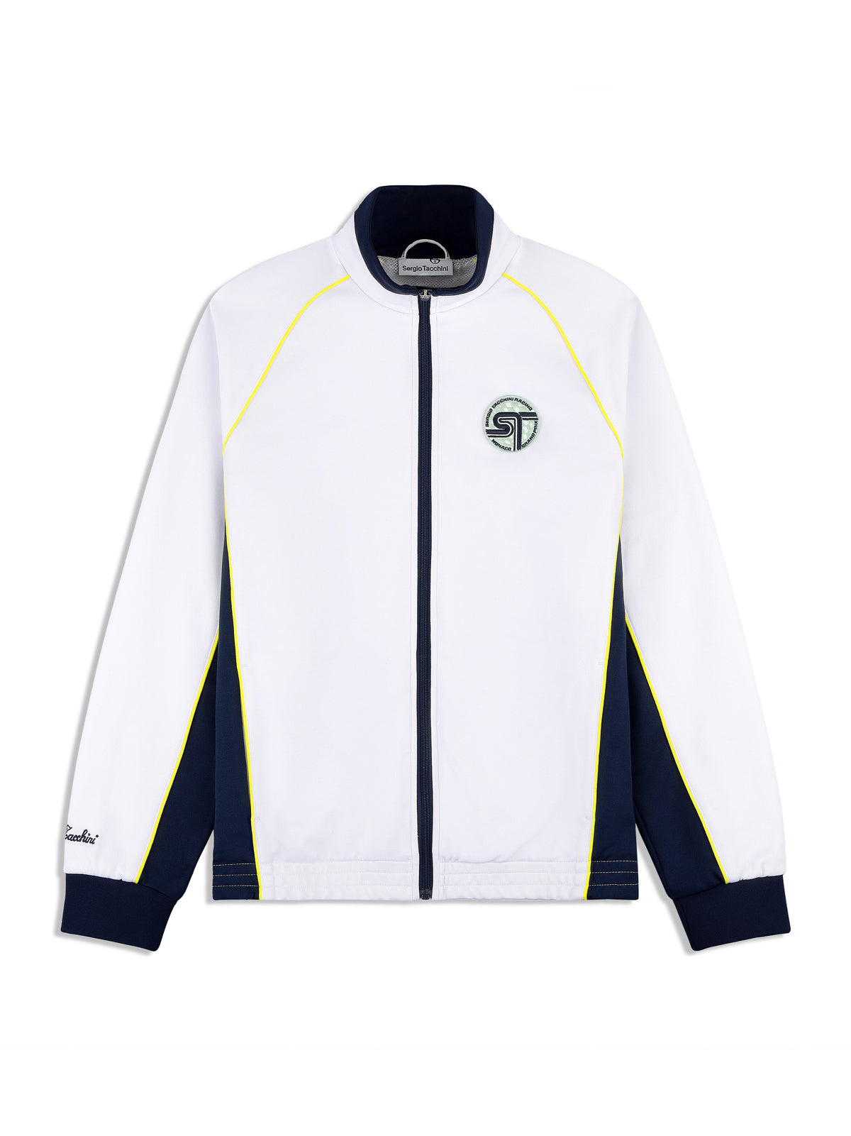 Corsa Track Jacket in Brilliant White, view 2