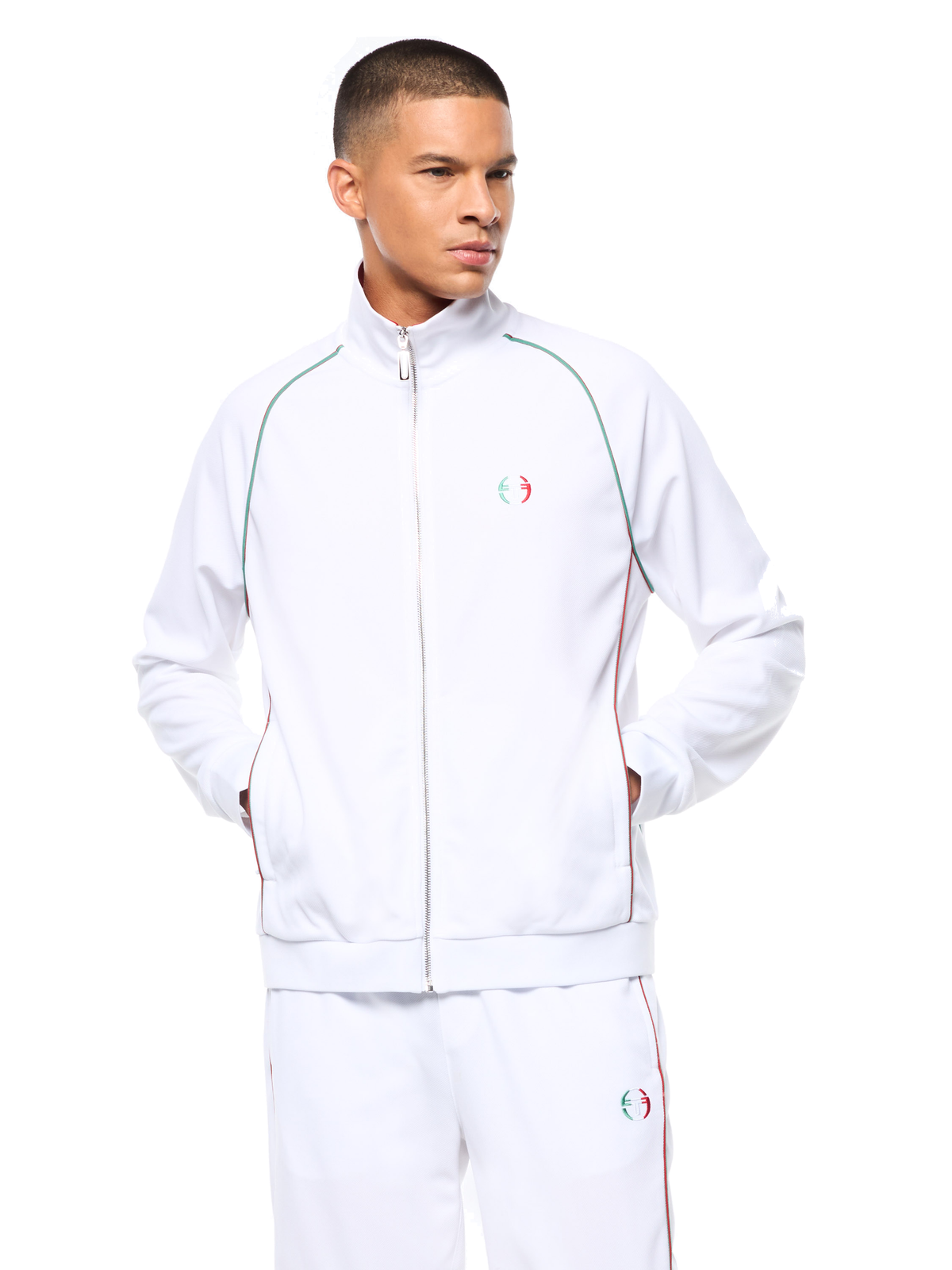 Eredita Track Jacket – Brilliant White | Sergio Tacchini