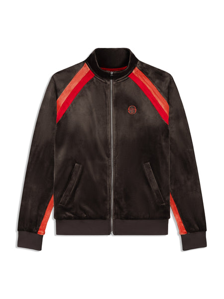 Banda Velour Track Jacket- Mulch – Sergio Tacchini