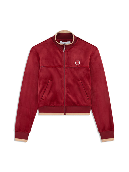 Leta Velour Jacket- Rhubarb – Sergio Tacchini