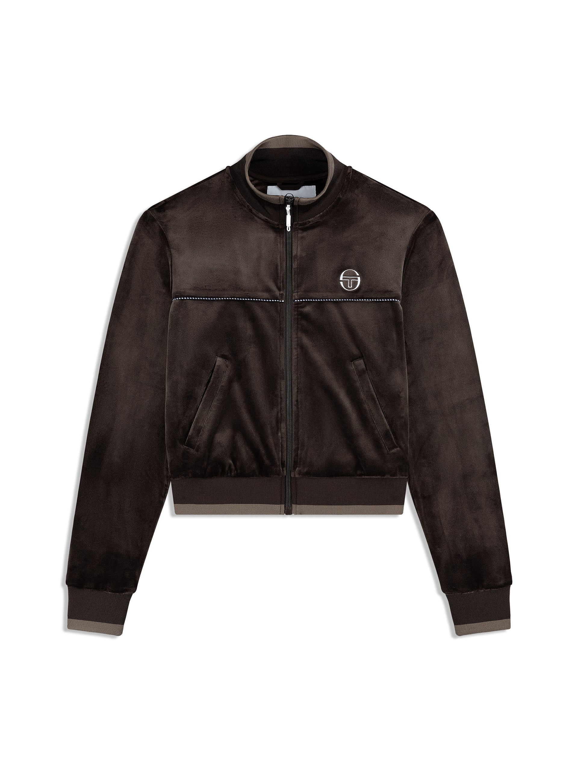 Leta Velour Jacket- Mulch – Sergio Tacchini 