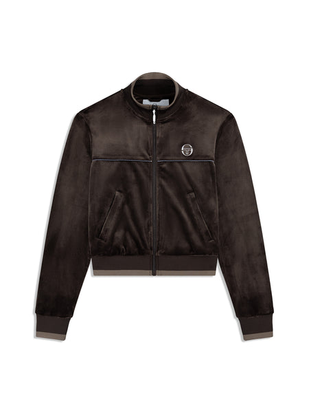 Leta Velour Jacket- Mulch – Sergio Tacchini