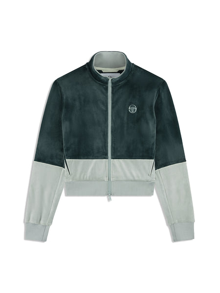 Lina Velour Track Jacket- Green Gables – Sergio Tacchini