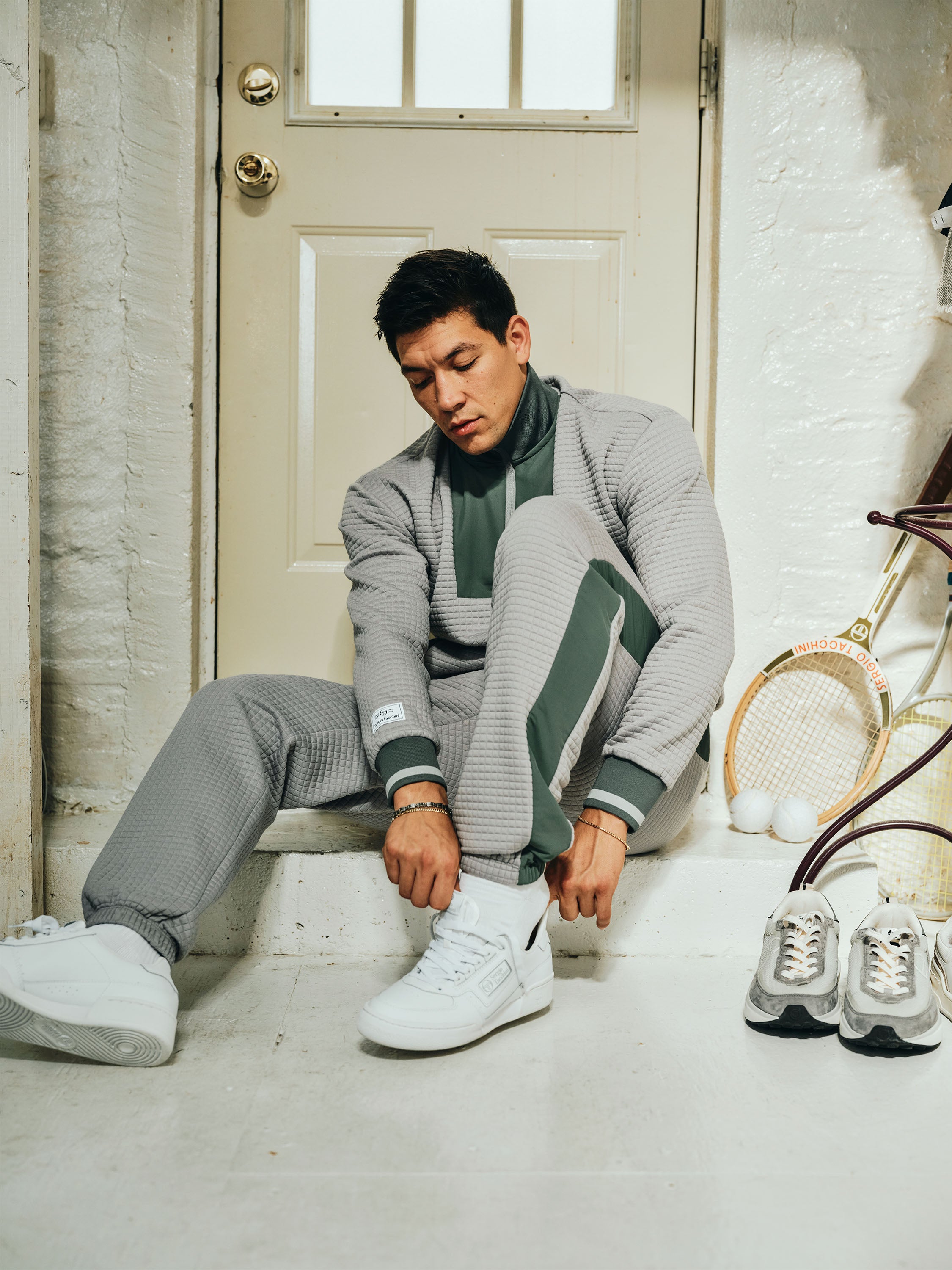 Netto Quarter Zip- Sleet – Sergio Tacchini