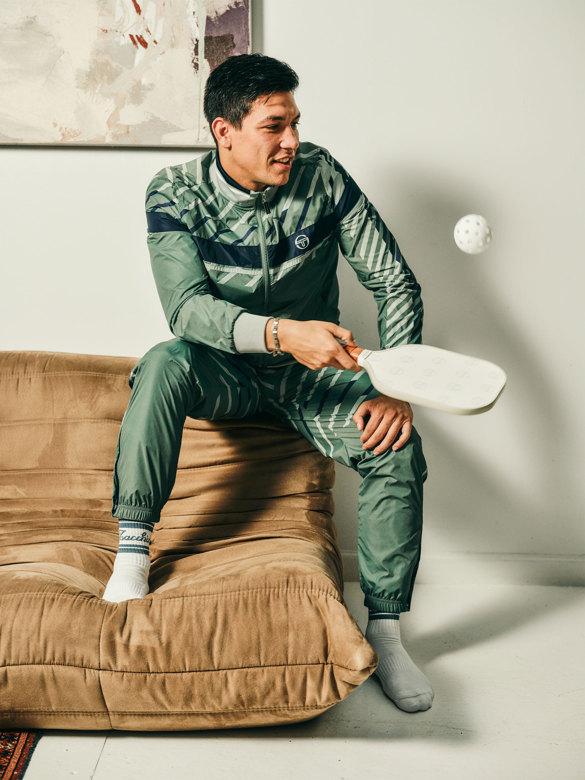 Sarinco Quadretto Track Jacket- Duck Green – Sergio Tacchini