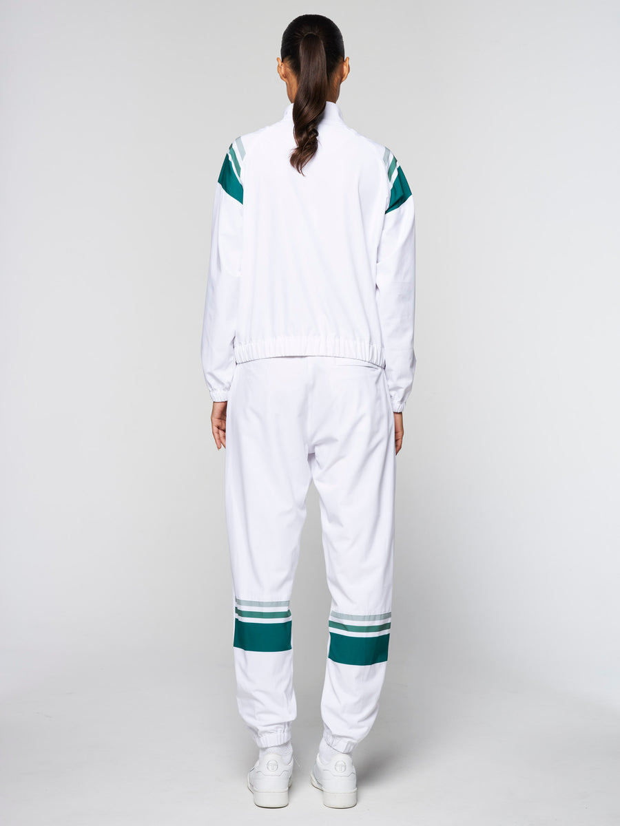 Women's Monza Tennis Jacket-Brilliant White