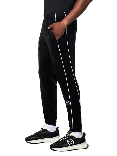 Lioni Velour Track Pant- Black Beauty – Sergio Tacchini