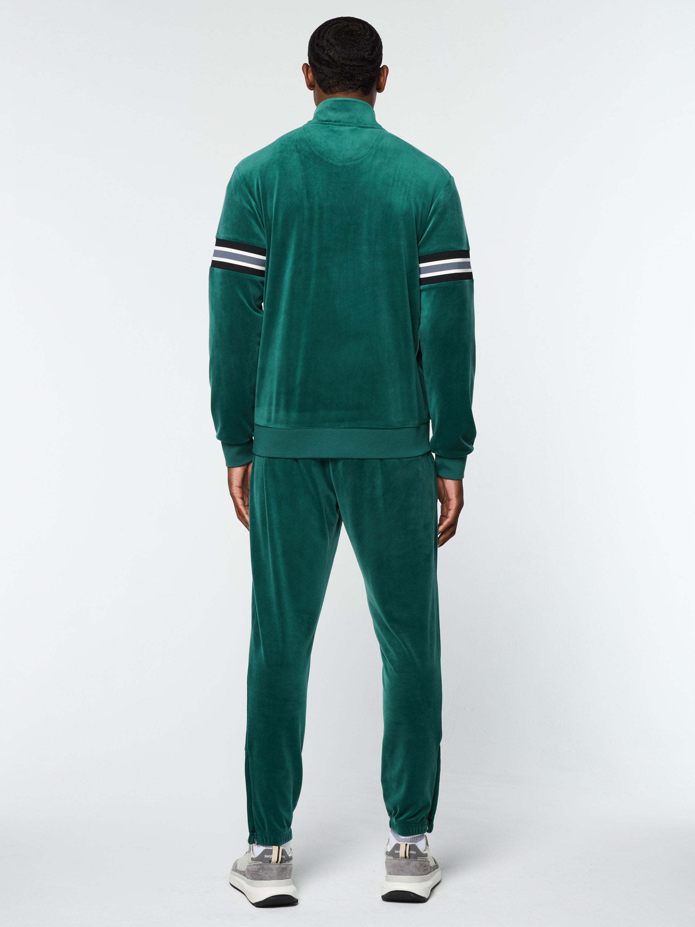 Ostuni Velour Track Jacket- Rainforest – Sergio Tacchini