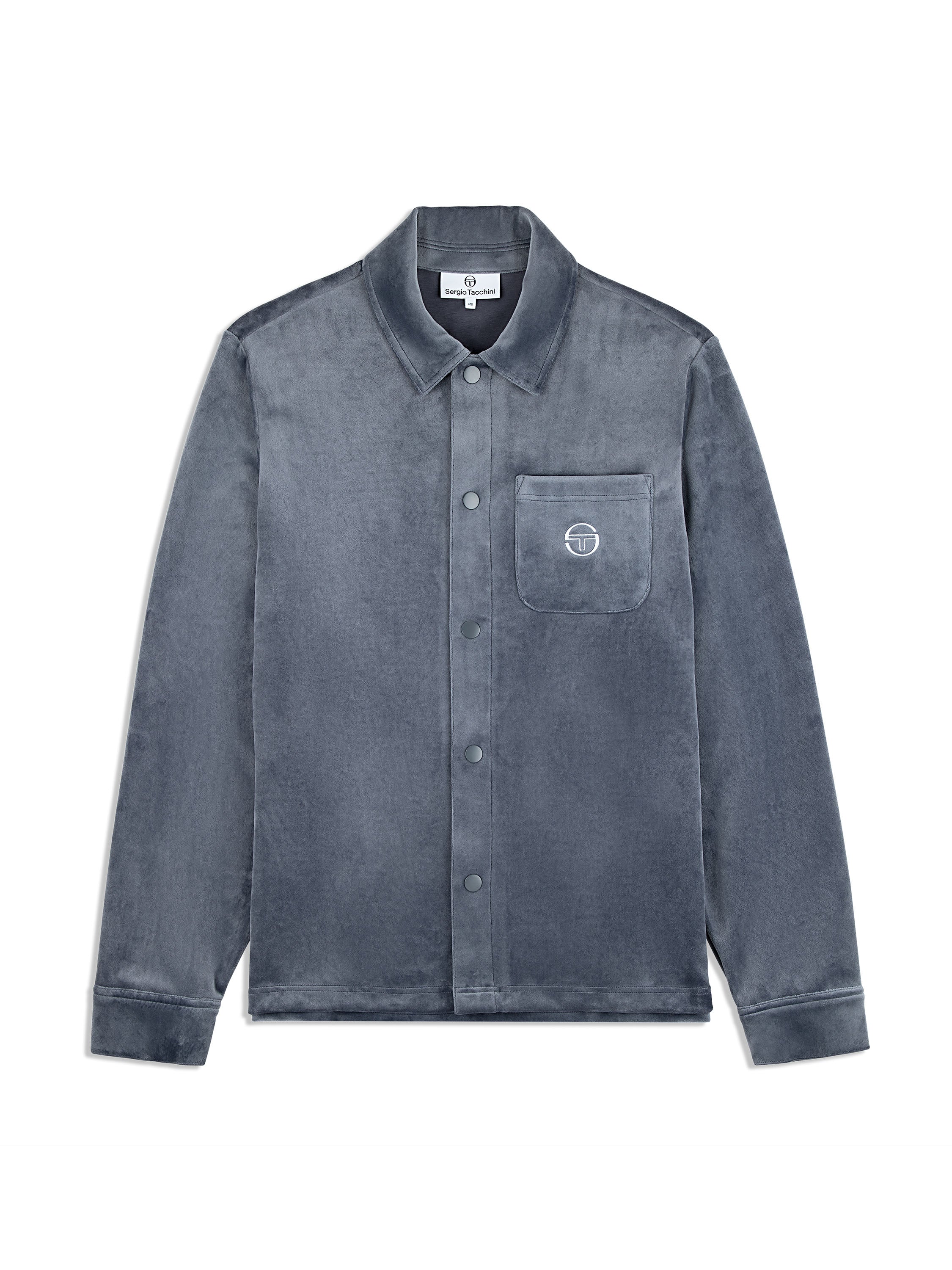 Maglia Velour Overshirt- Grisaille – Sergio Tacchini