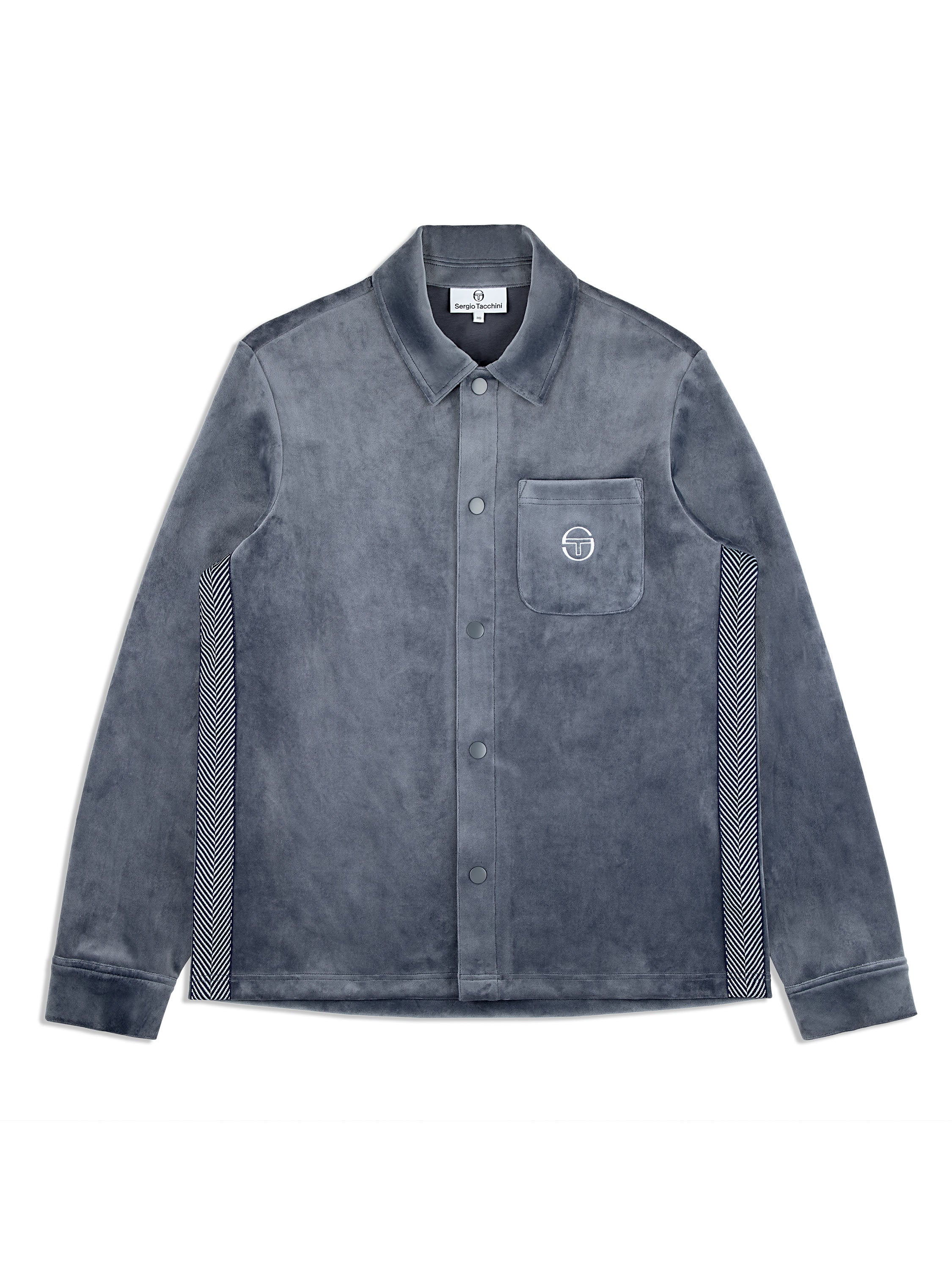 Maglia Velour Overshirt- Grisaille – Sergio Tacchini