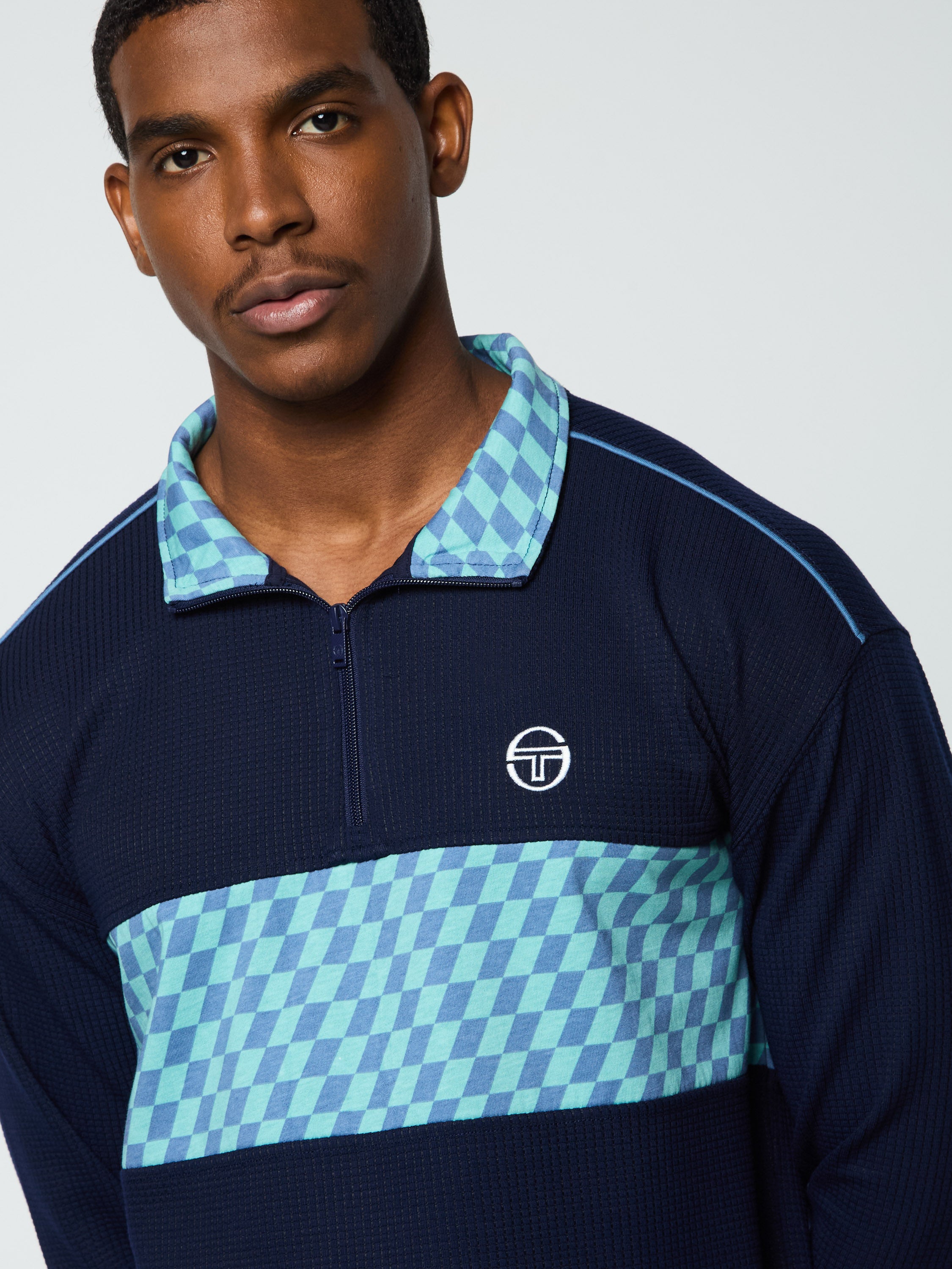 Cialda Half Zip- Maritime Blue – Sergio Tacchini