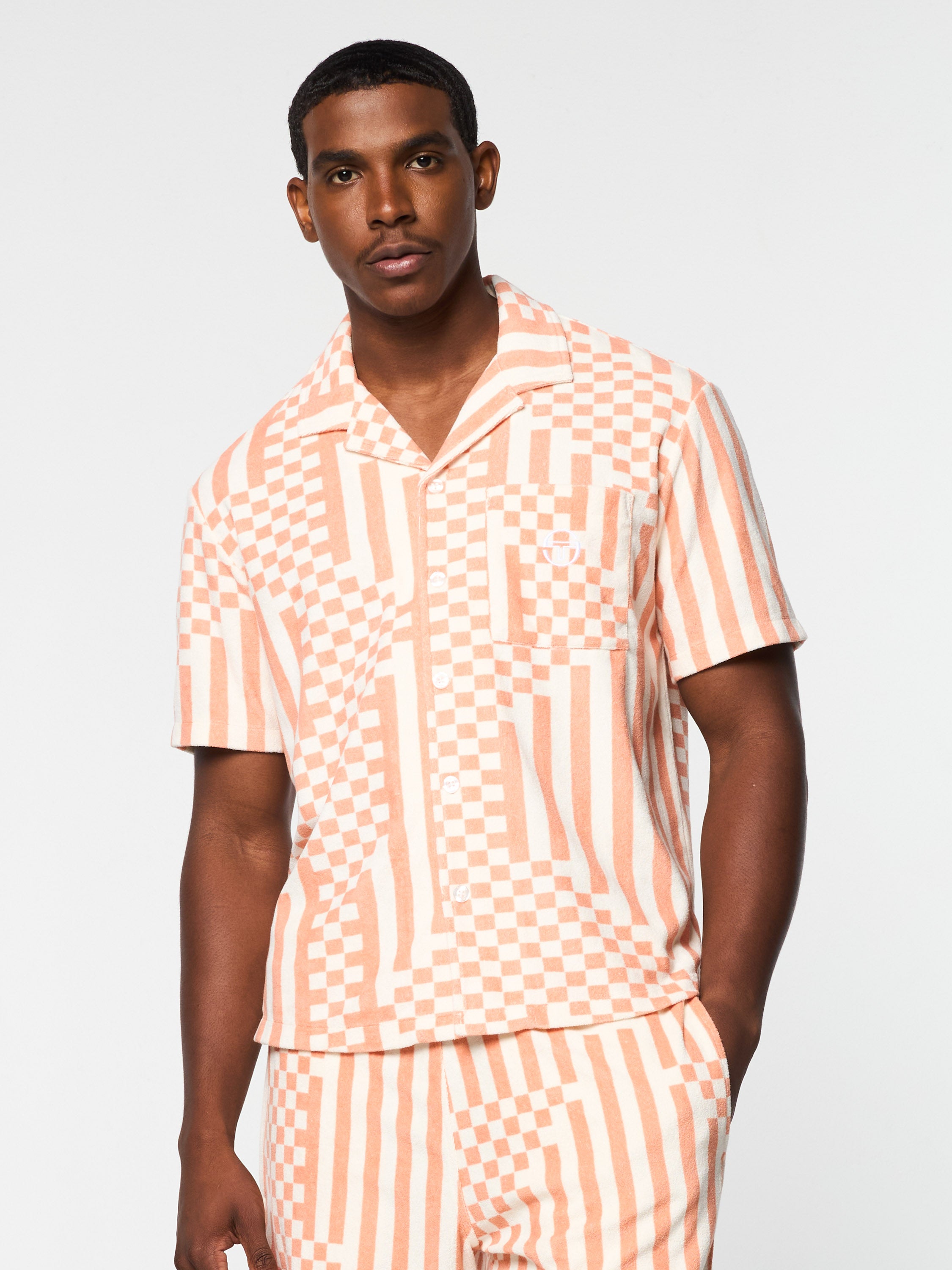 Piastrella Terry Cabana Shirt- Canyon Sunset – Sergio Tacchini