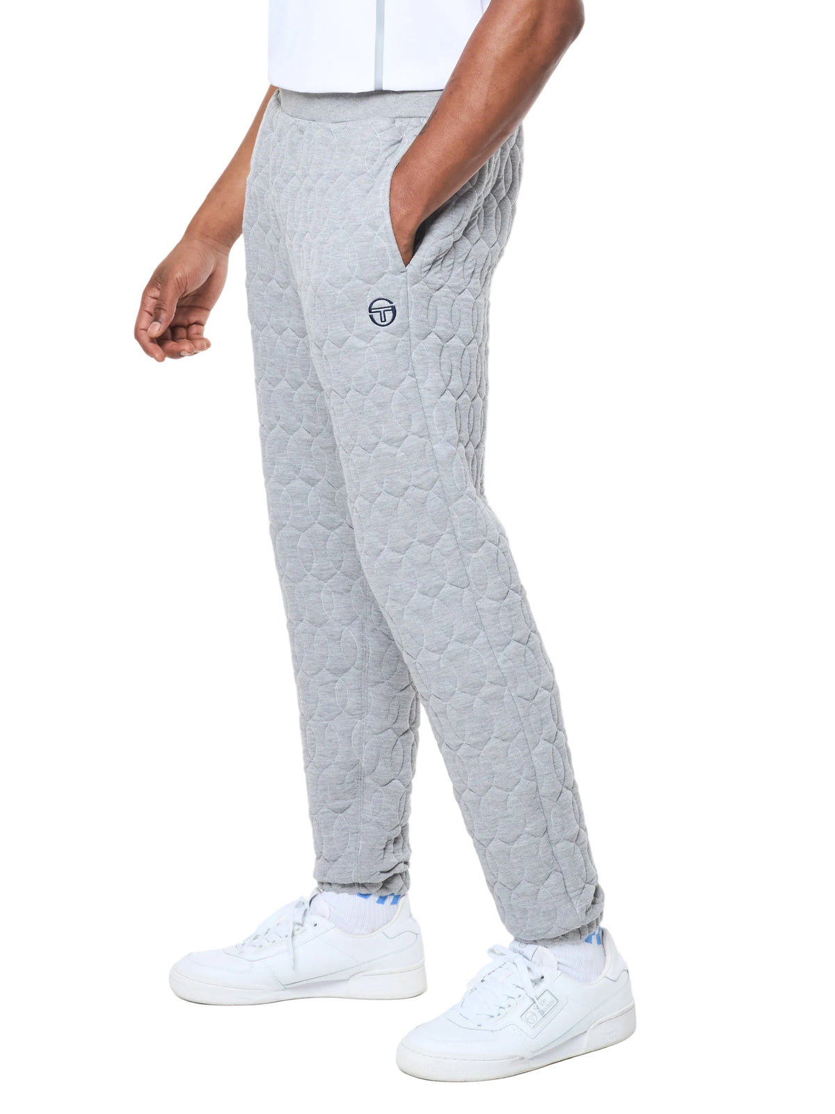 Aversa Quilted Sweatpant- Light Heather Grey – Sergio Tacchini