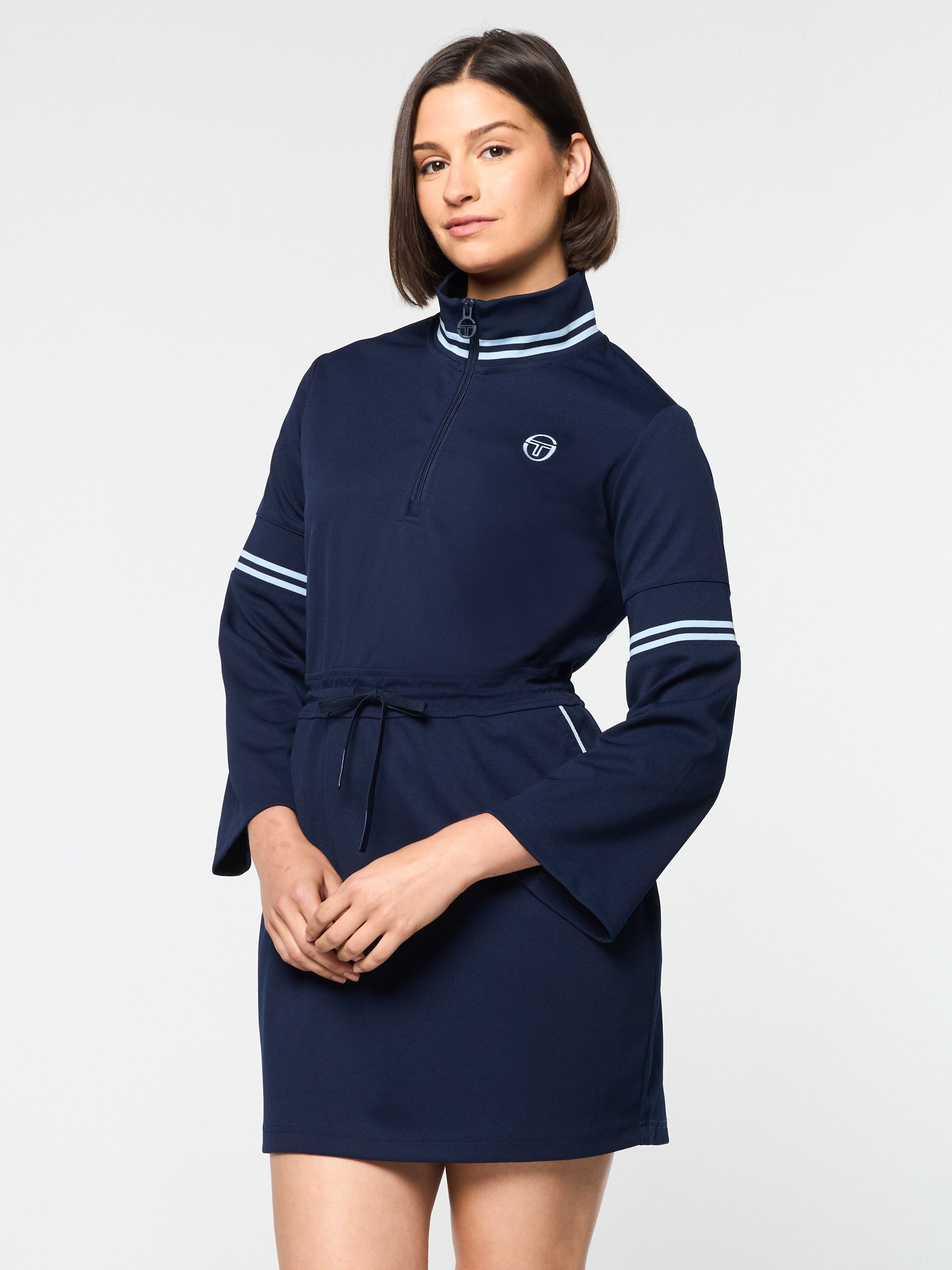 Pavia Twill Dress- Maritime Blue – Sergio Tacchini