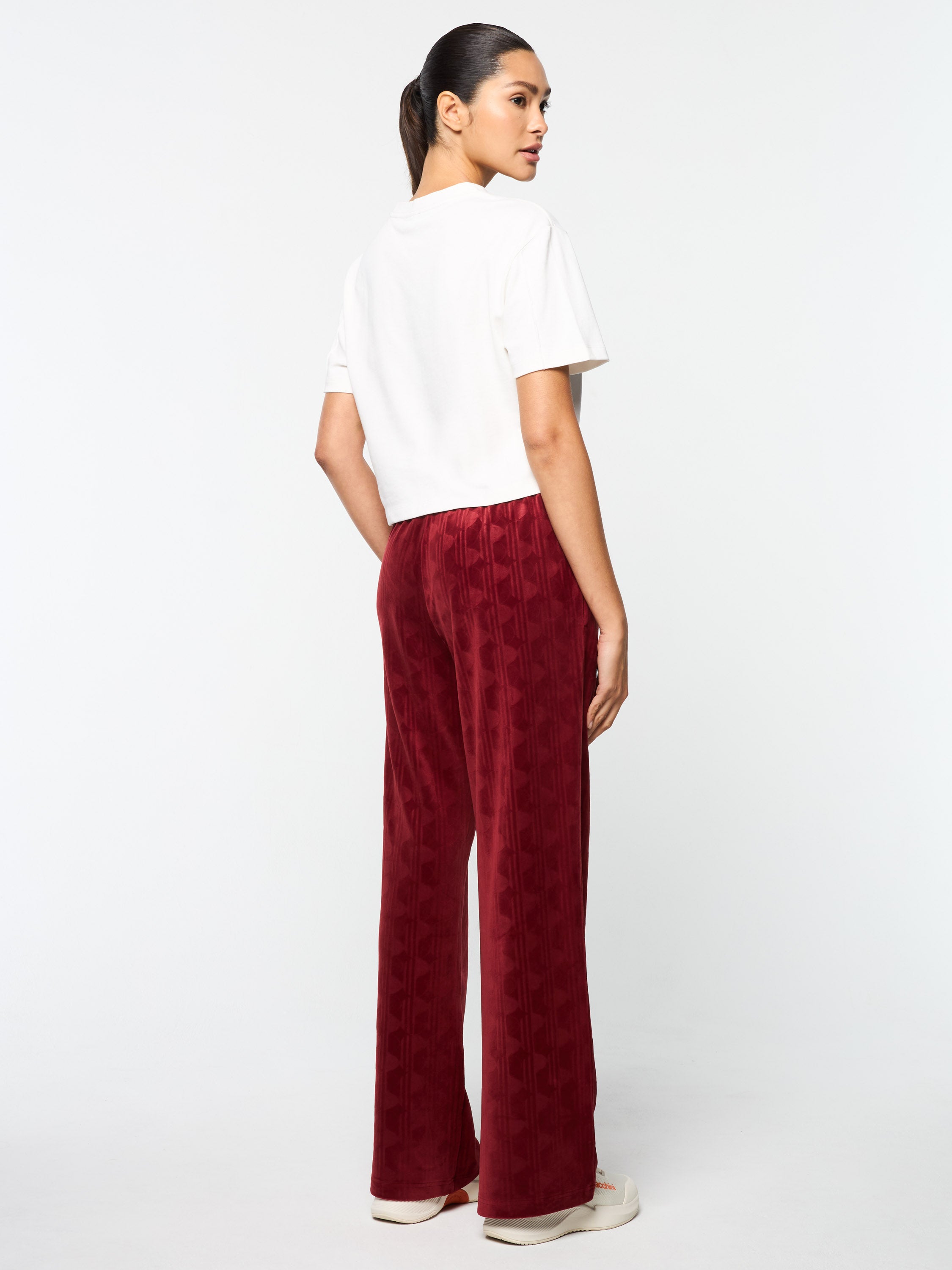 Gabrisa Velour Track Pant- Sun Dried Tomato – Sergio Tacchini