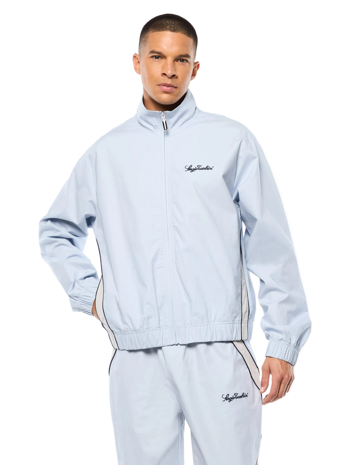 Fiamma Track Jacket- Baby Blue – Sergio Tacchini