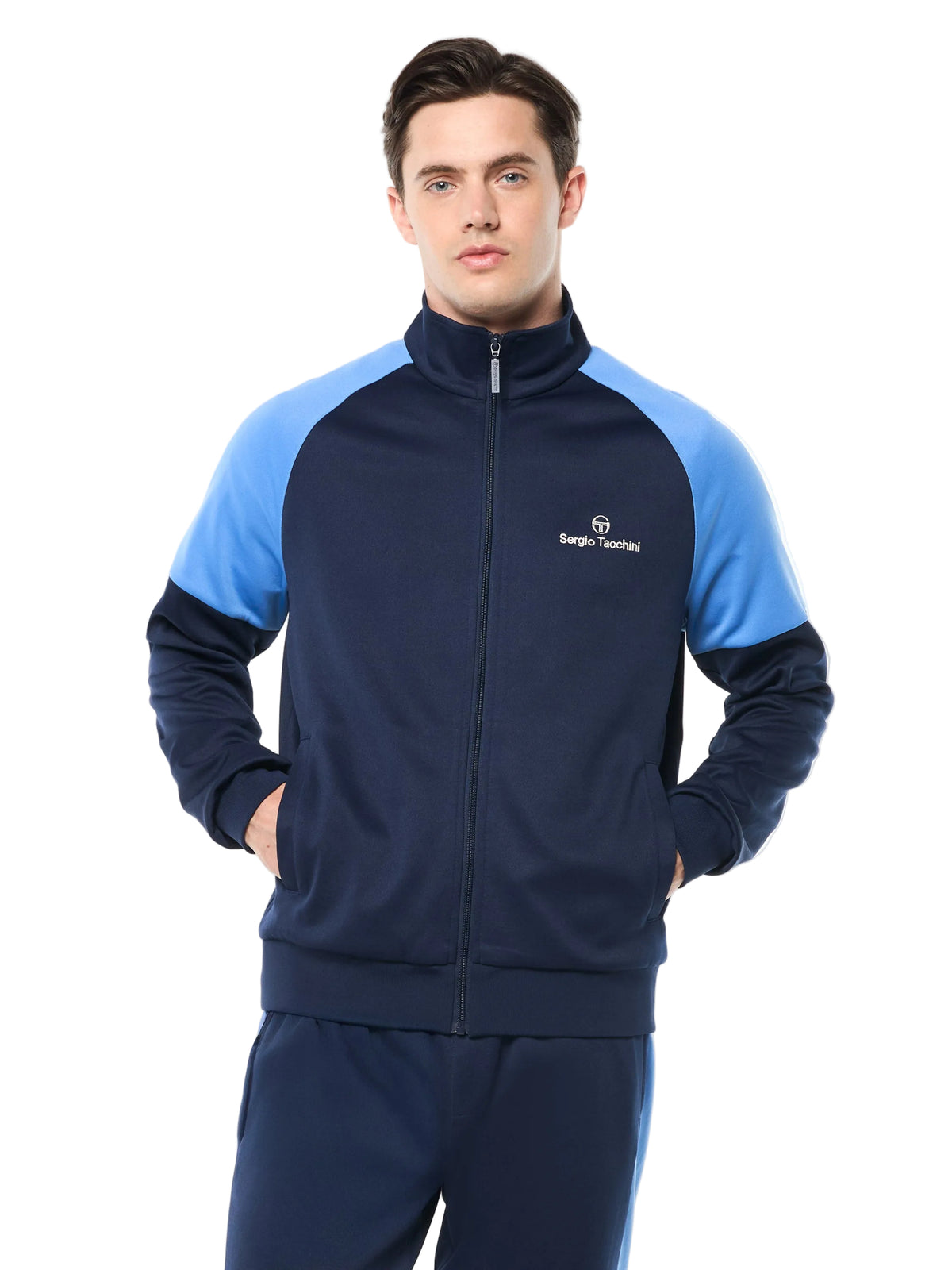 Spacco Track Jacket- Maritime Blue – Sergio Tacchini