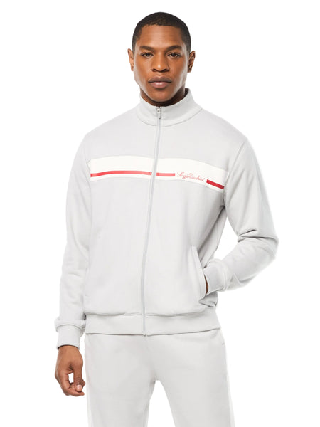 Cursivo Track Jacket- Quiet Grey – Sergio Tacchini