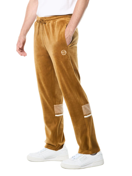 Damarindo Velour Track Pant- Bronze Brown – Sergio Tacchini