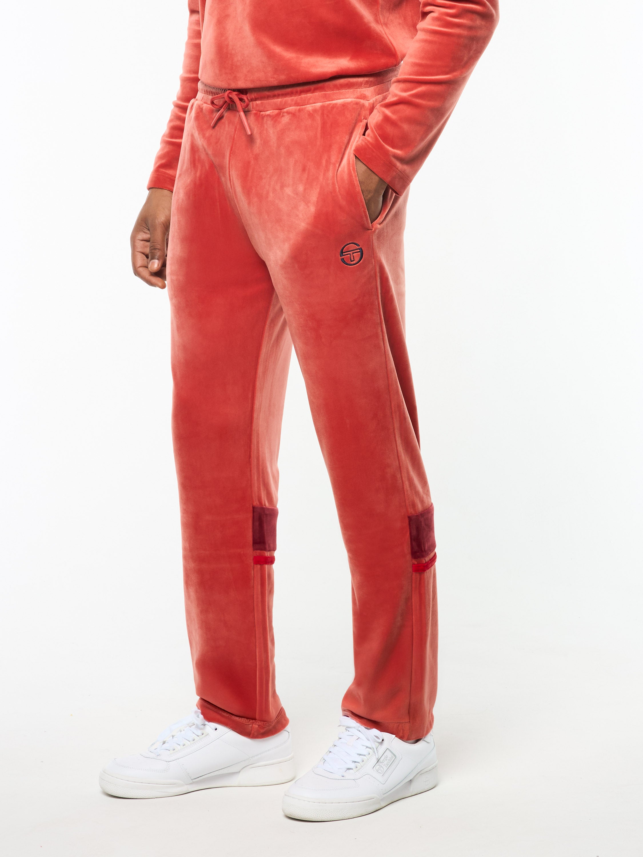Damarindo Velour Track Pant- Hot Sauce – Sergio Tacchini