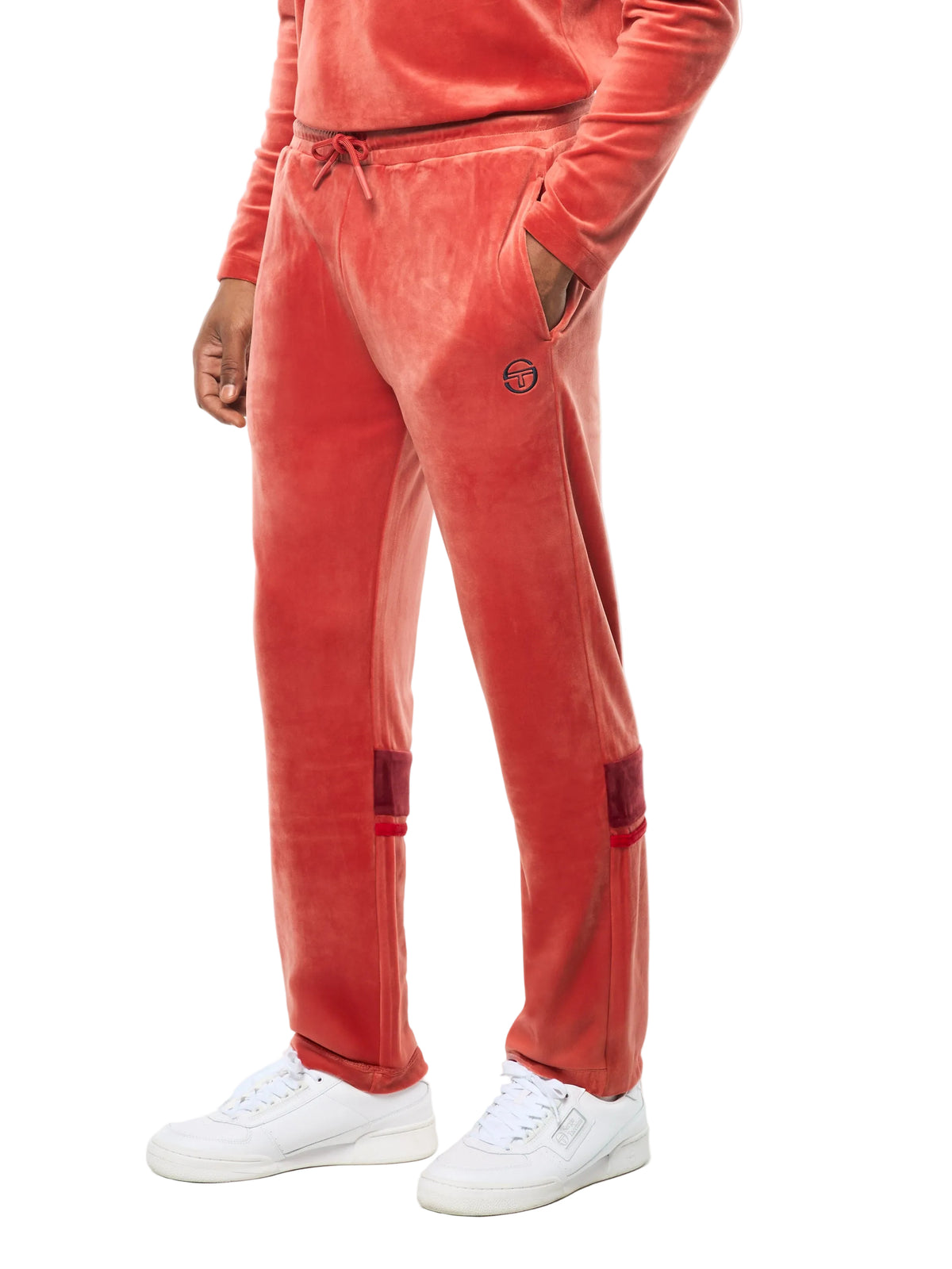 Damarindo Velour Track Pant- Hot Sauce – Sergio Tacchini