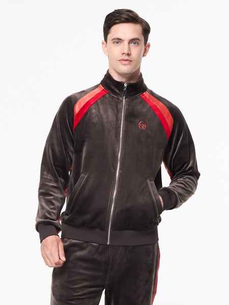 Banda Velour Track Jacket- Mulch – Sergio Tacchini
