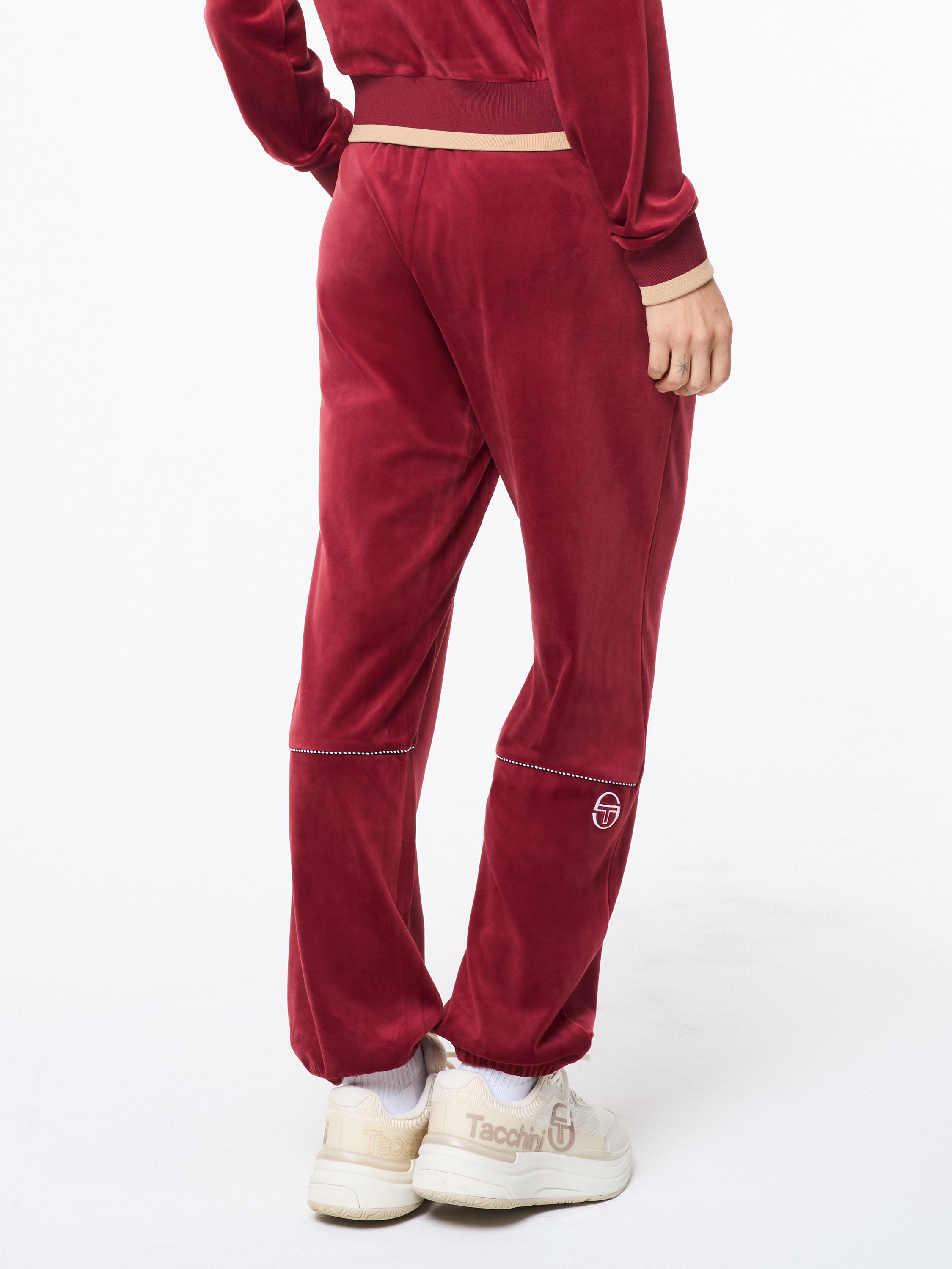 Leta Velour Pant- Rhubarb – Sergio Tacchini