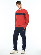 Tricolore Sweatshirt in Bossa Nova, view 4