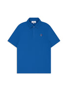 Tricolore Polo in Galaxy Blue, view 2