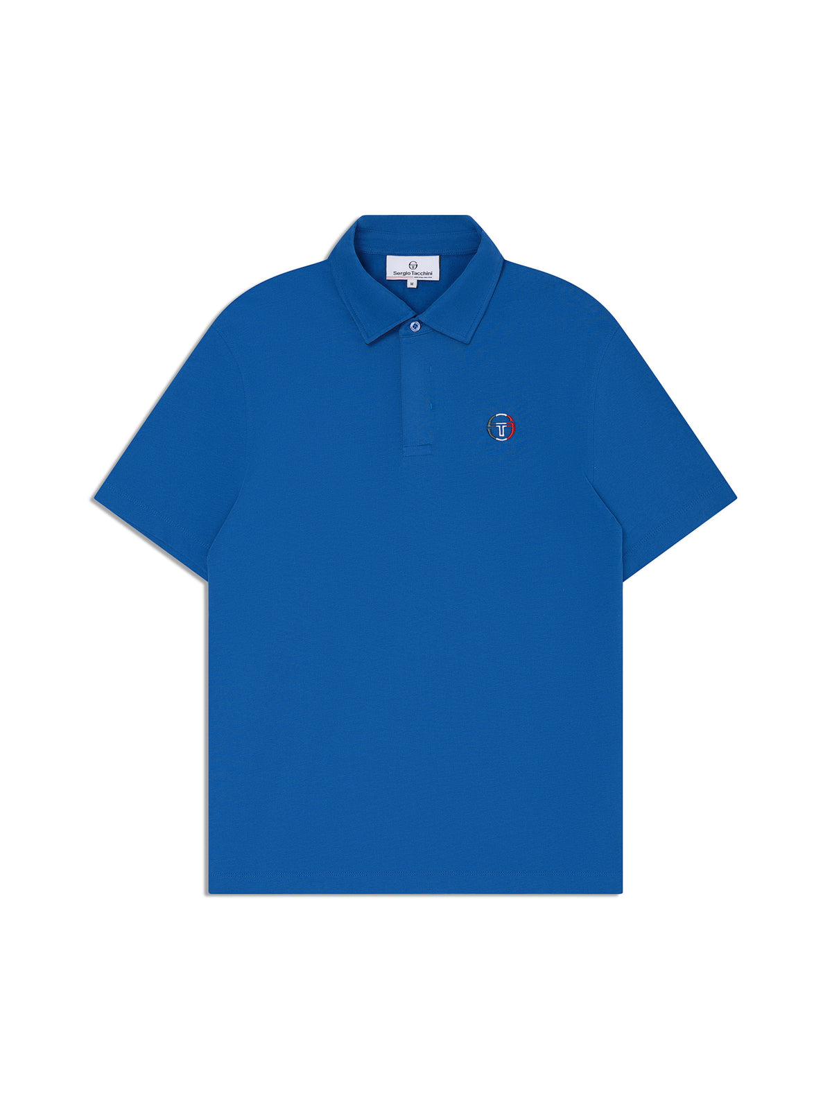 Tricolore Polo in Galaxy Blue, view 2
