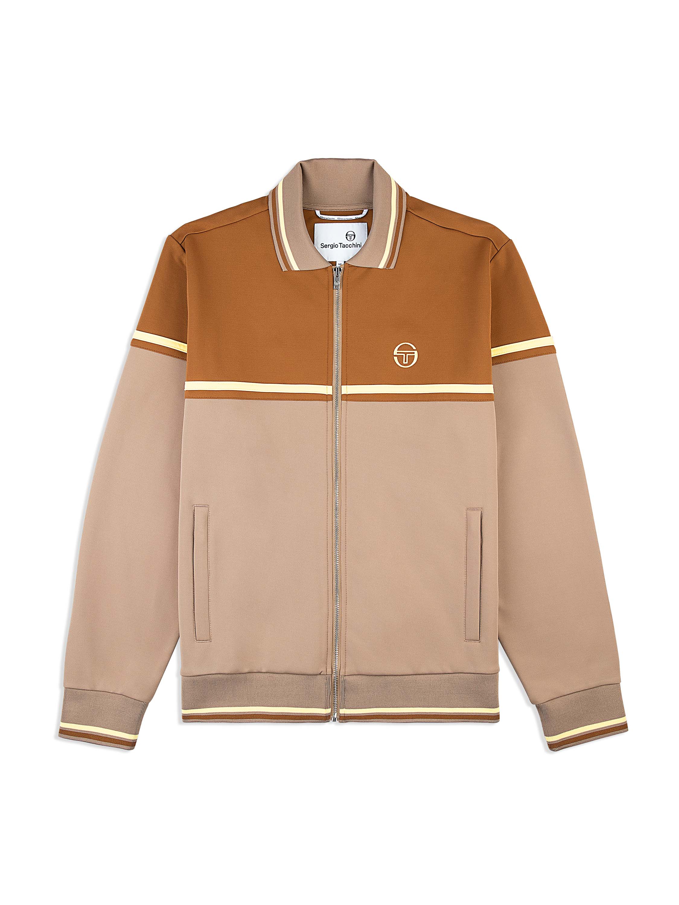 Olmi Track Jacket- Taupe Grey – Sergio Tacchini