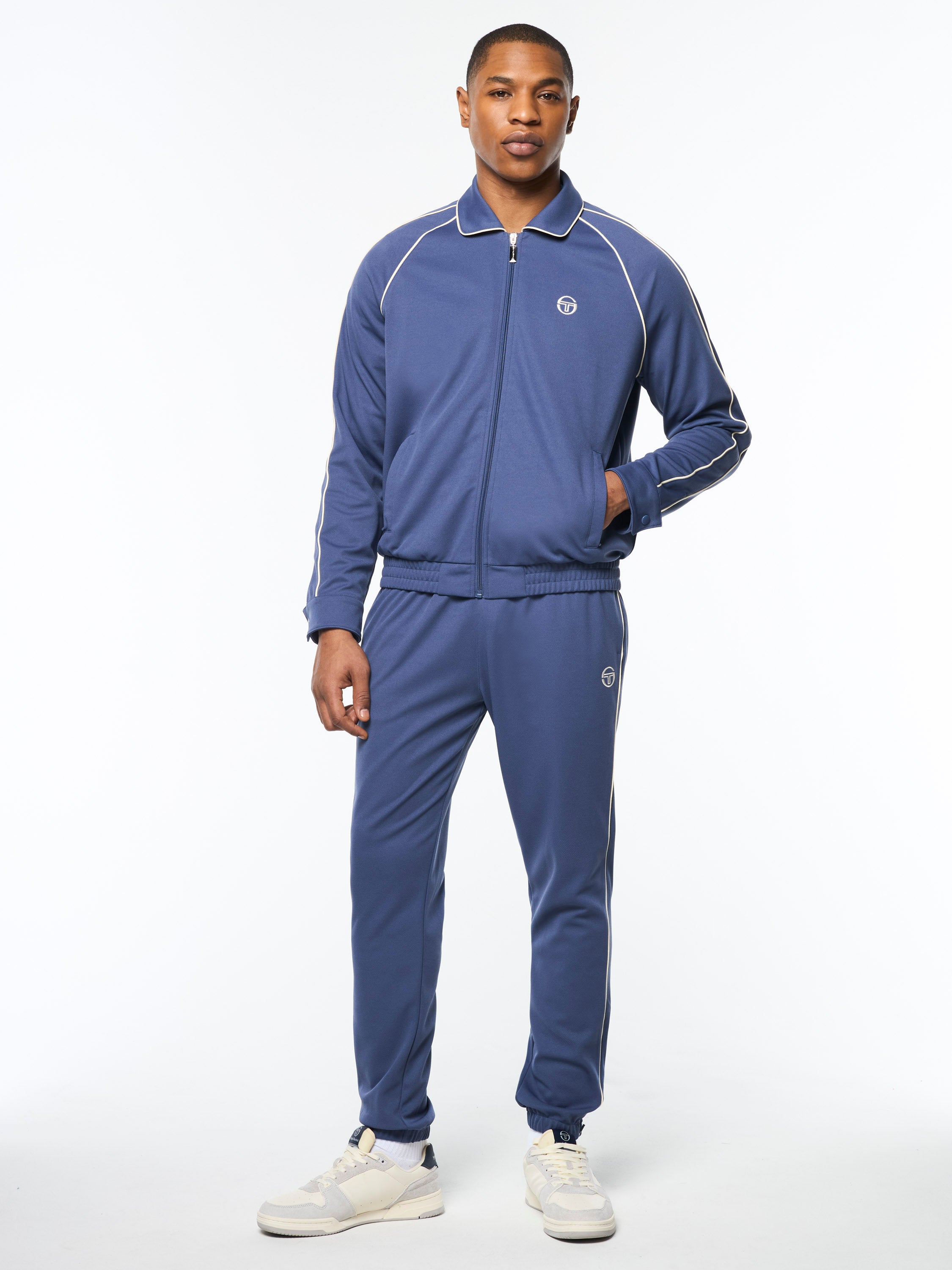 Ettore Track Jacket- Blue Indigo – Sergio Tacchini