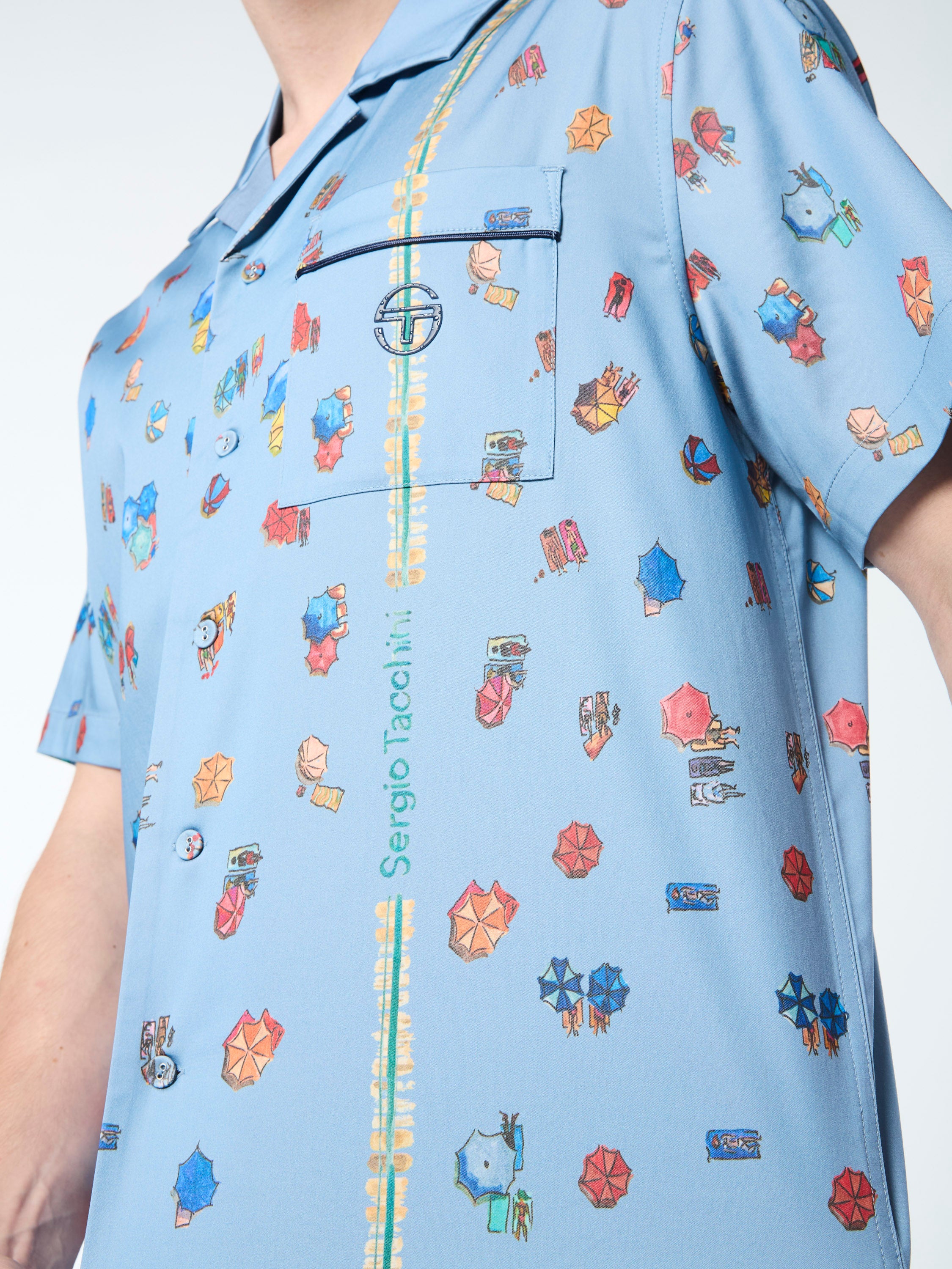Tosca Cabana Shirt- Faded Denim – Sergio Tacchini
