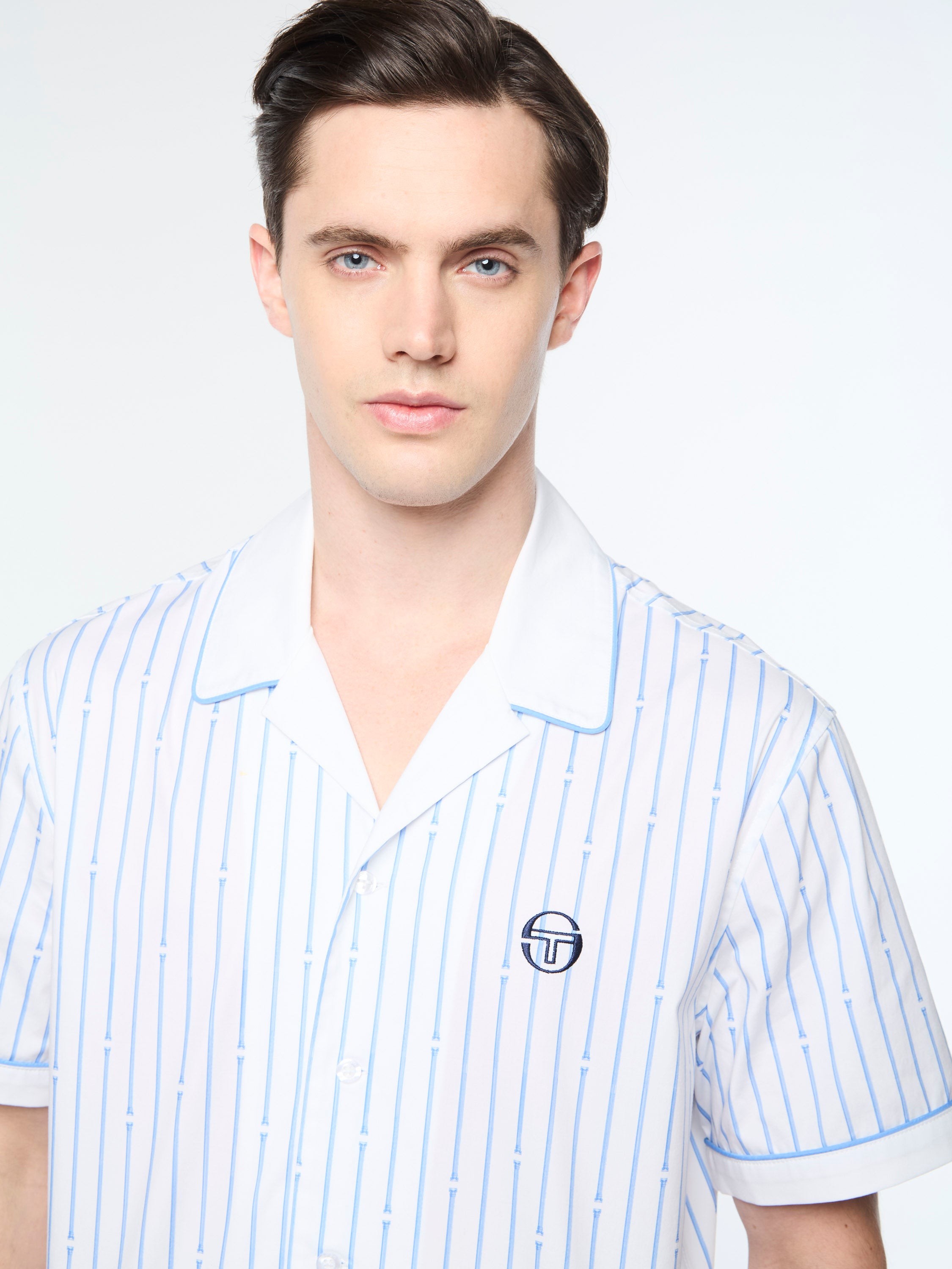 Colonna Cabana Shirt- Brilliant White – Sergio Tacchini
