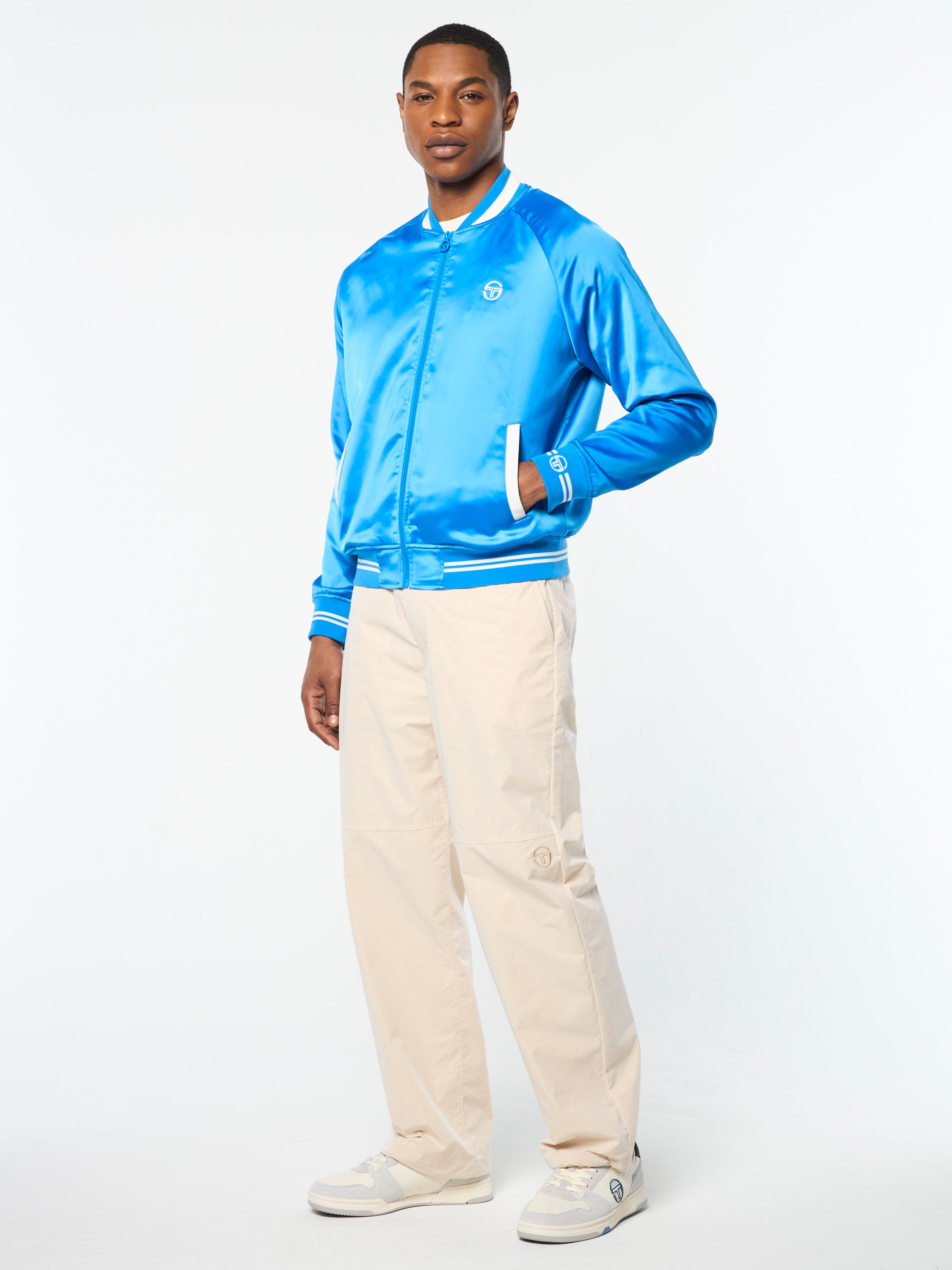 Tosca Varsity Jacket- French Blue – Sergio Tacchini