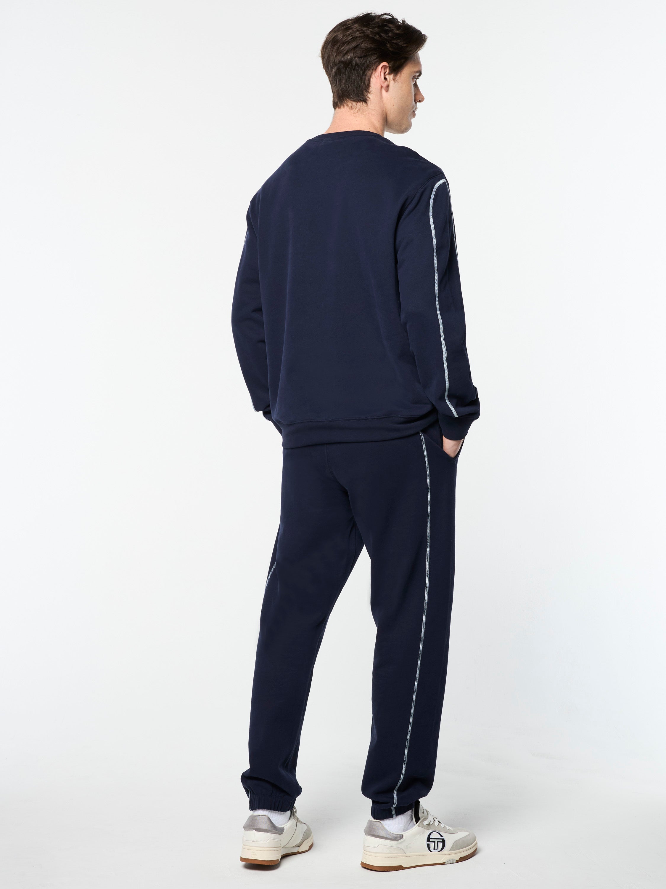 Matteo Crewneck Sweatshirt- Maritime Blue