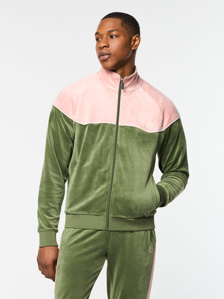 Cielo Velour Track Jacket- Bronze Green – Sergio Tacchini