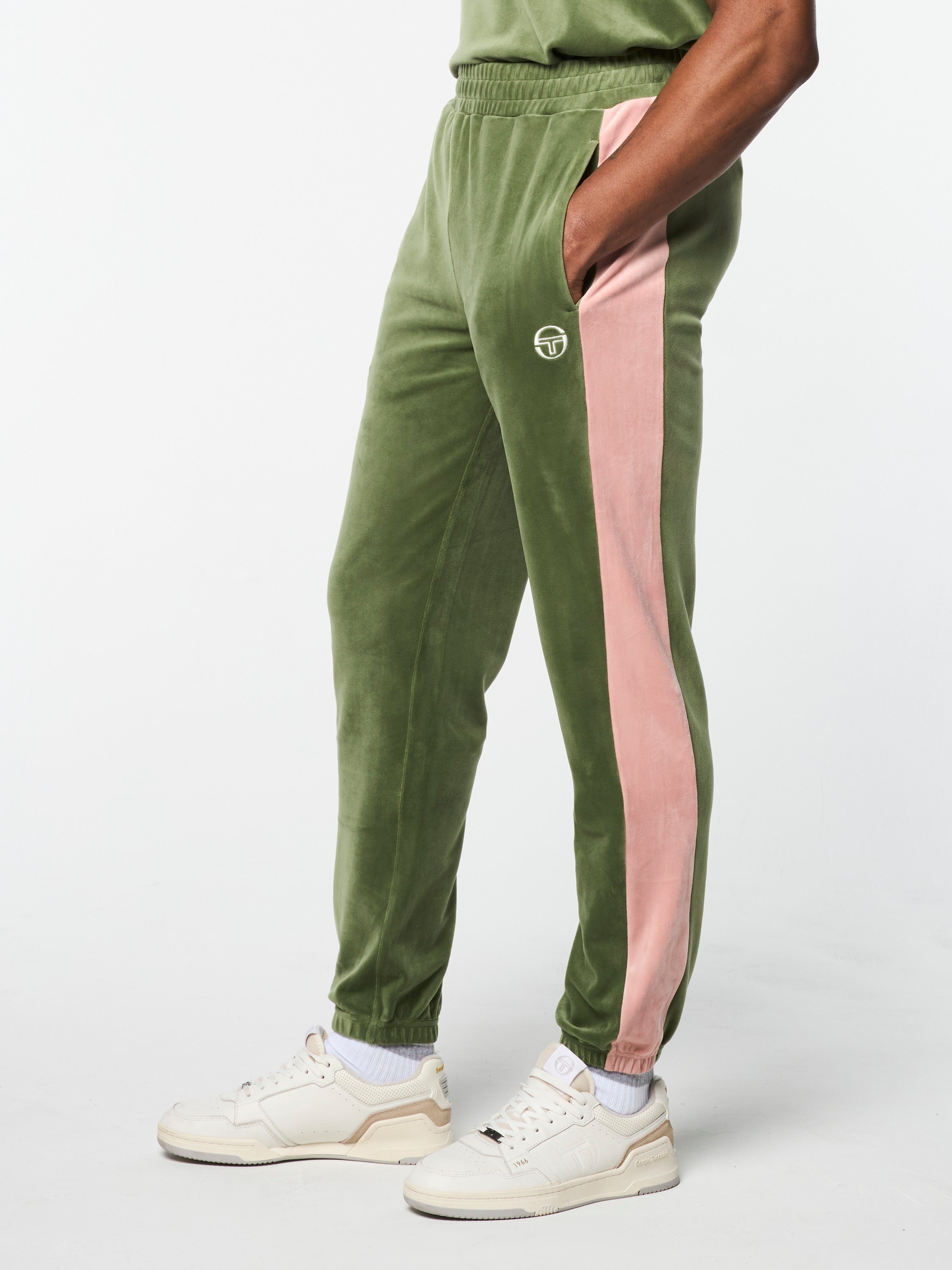 Cielo Velour Track Pant- Bronze Green – Sergio Tacchini