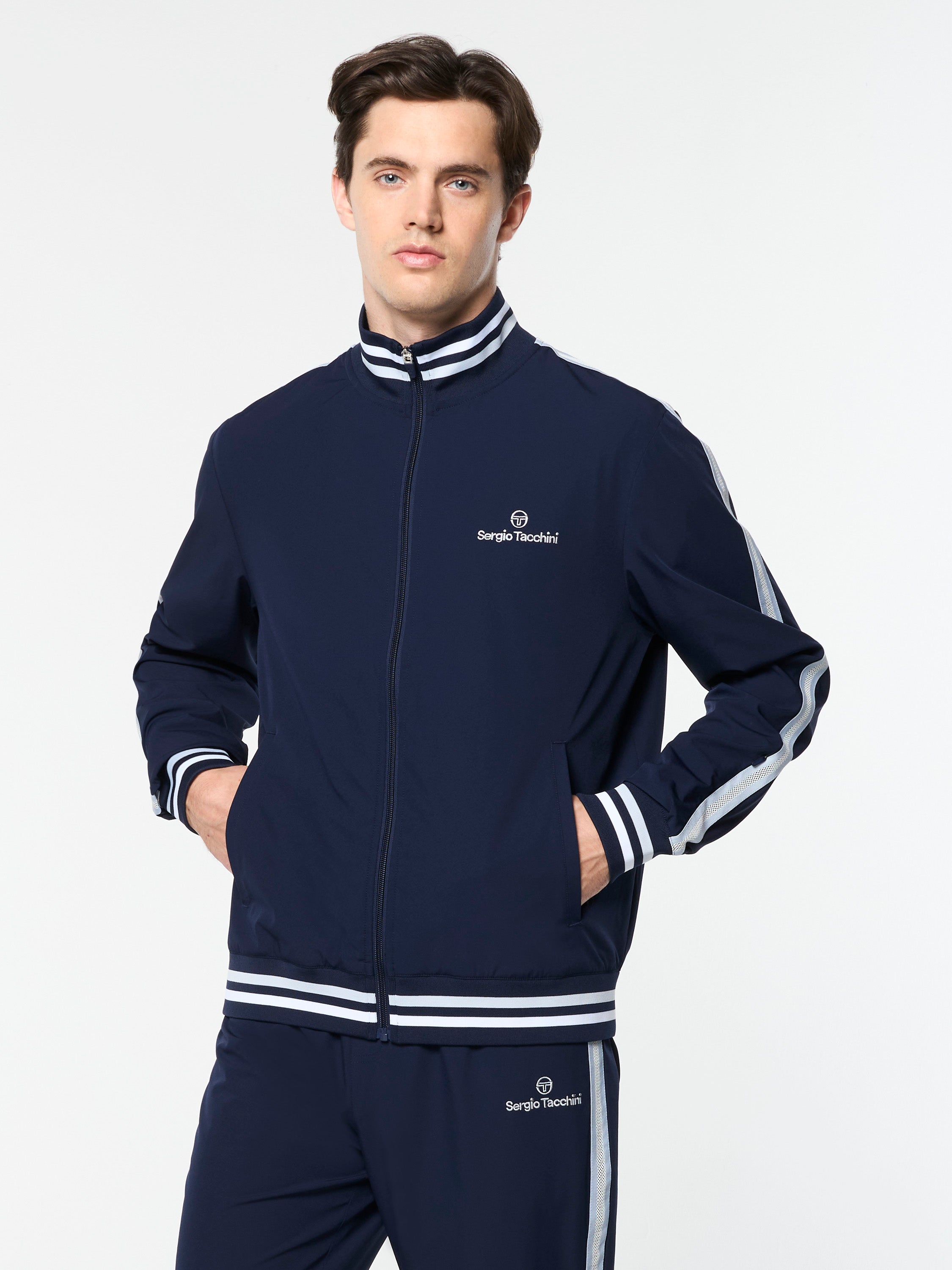 Paco Track Jacket- Maritime Blue – Sergio Tacchini