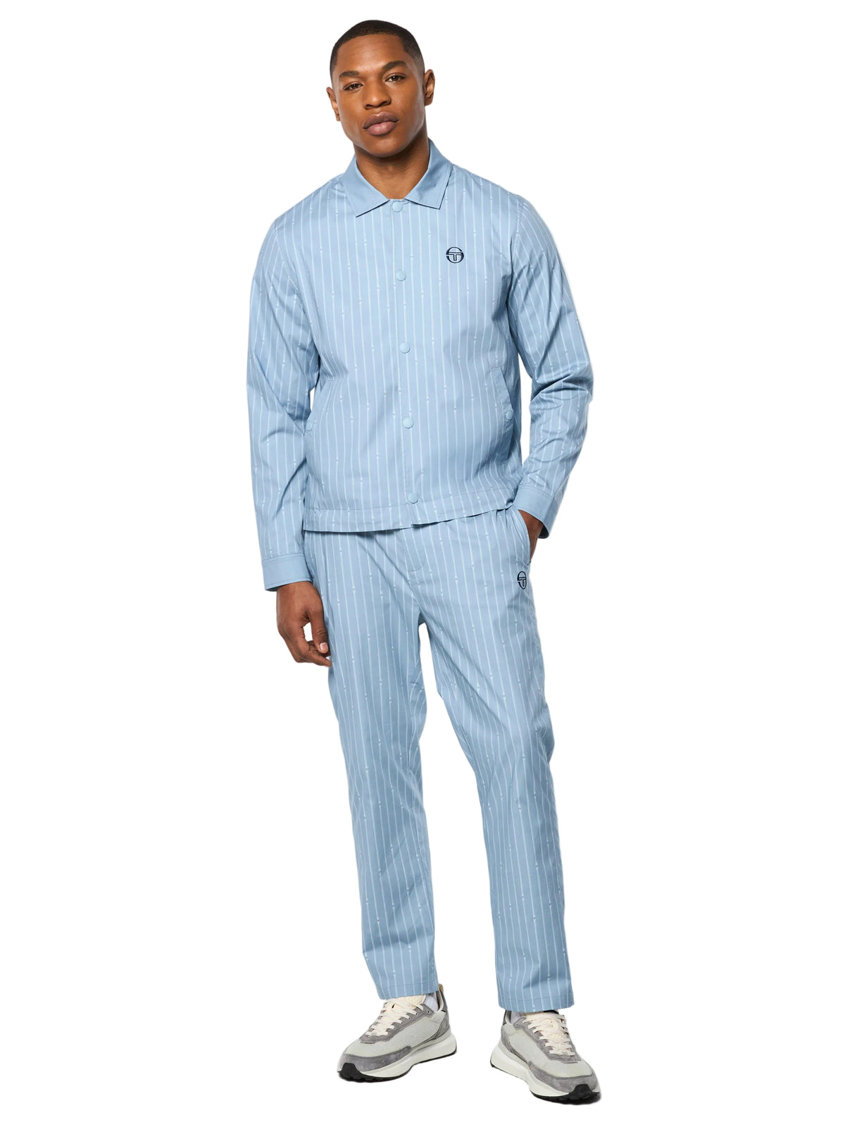 Colonna Jacket- Faded Denim – Sergio Tacchini