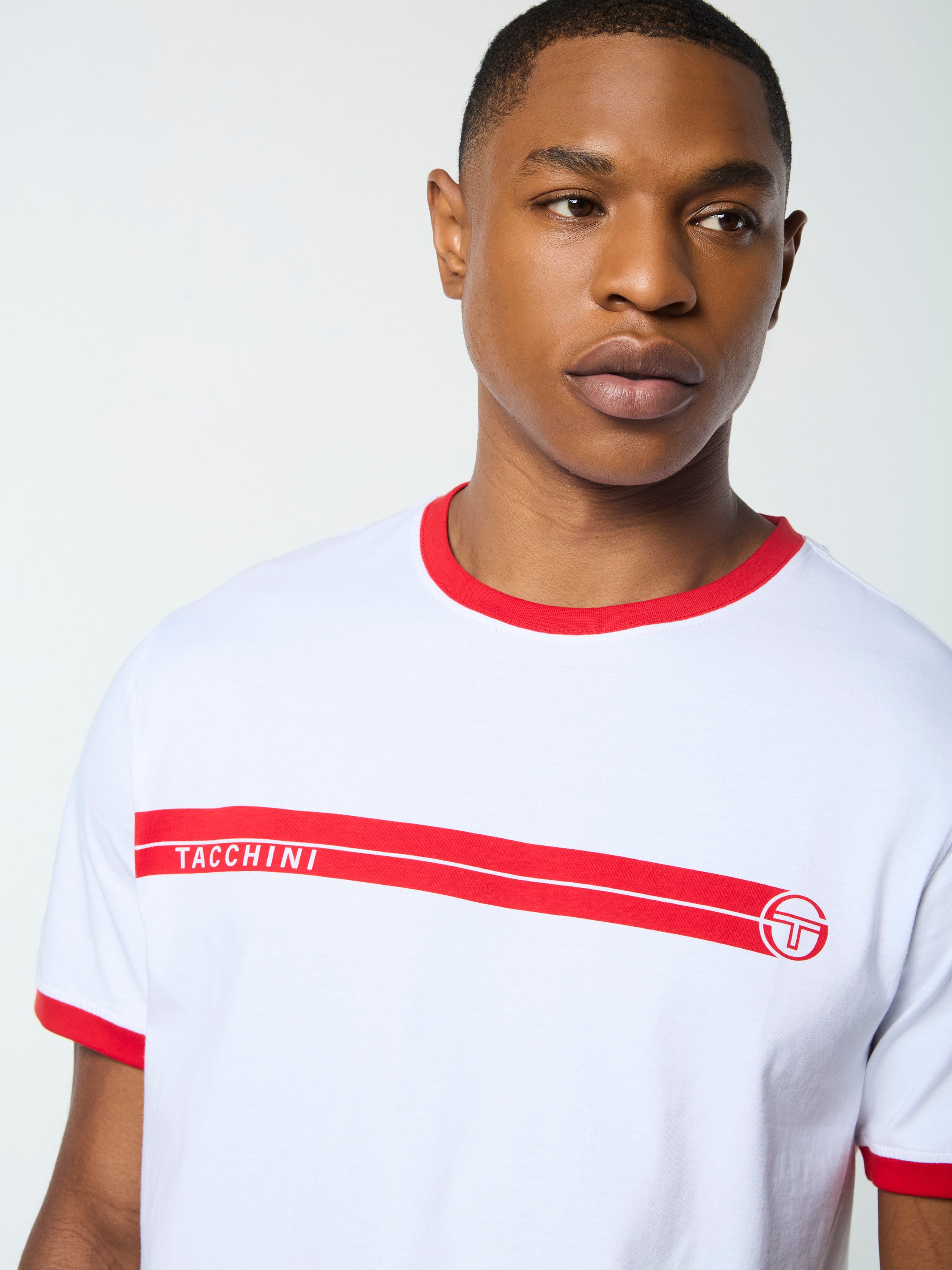 Leo T-Shirt- Brilliant White – Sergio Tacchini Leo T-Shirt- Brilliant White – Sergio Tacchini