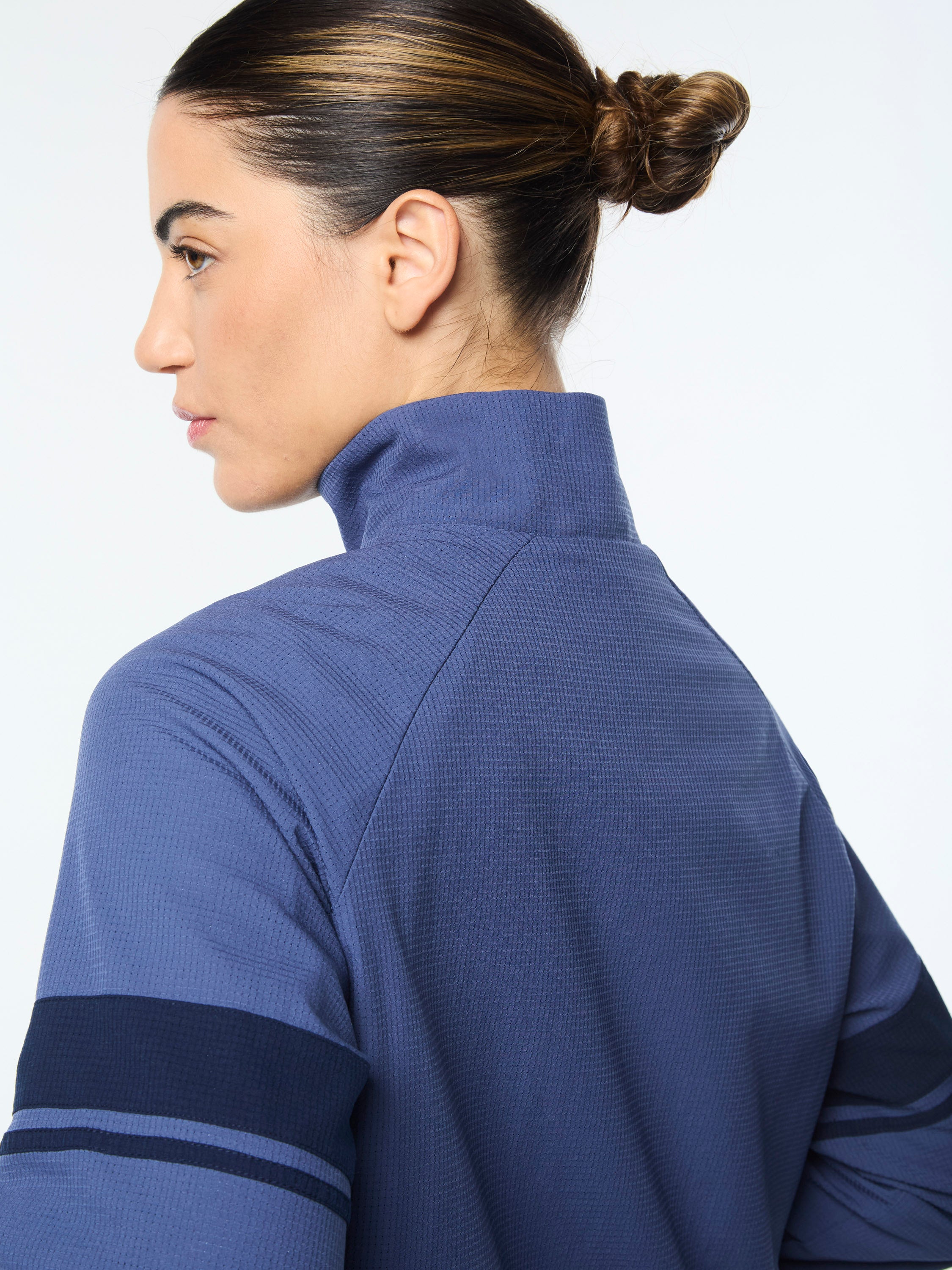 Luna Track Jacket- Blue Indigo