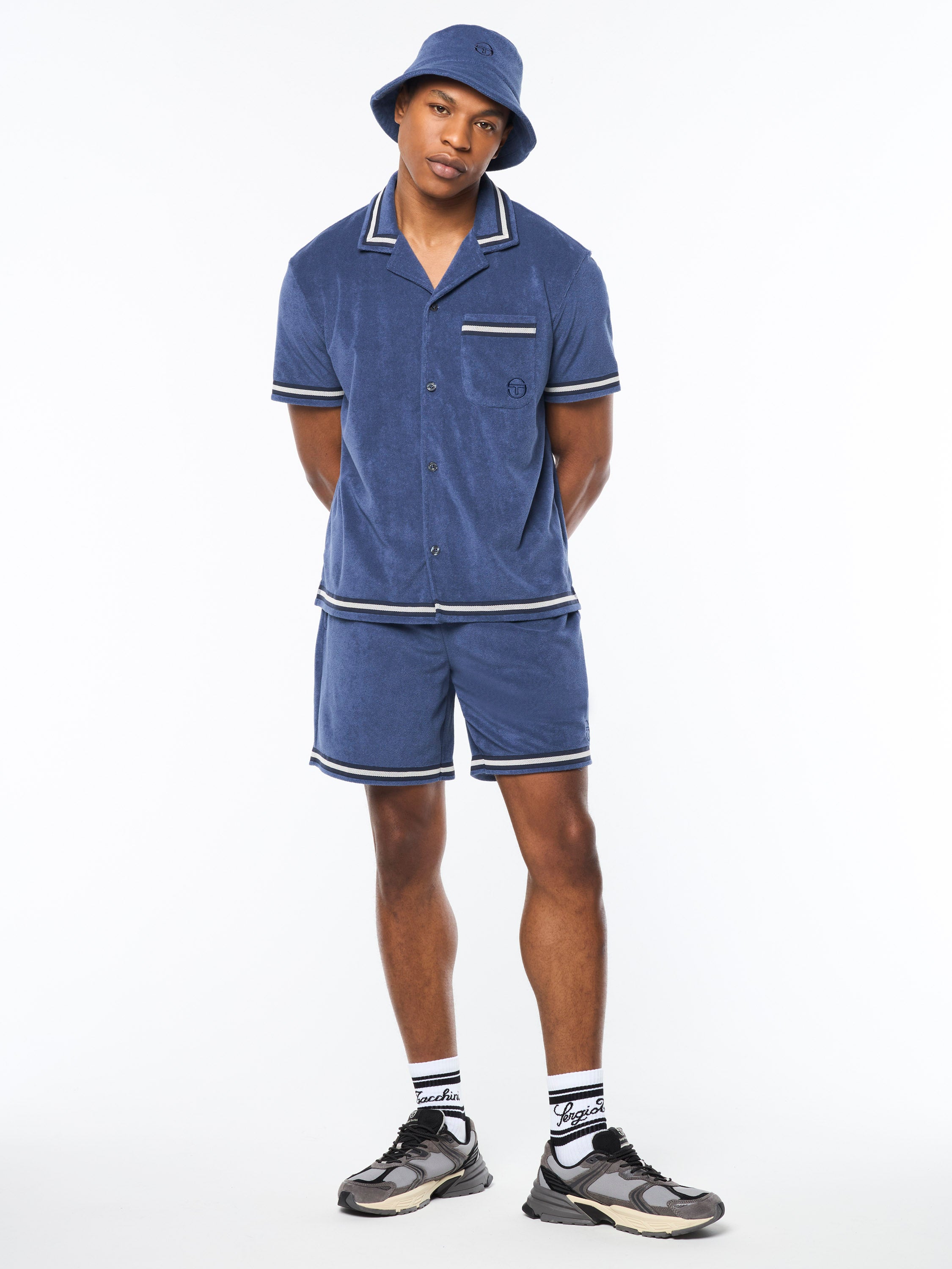 Vitus Bucket Hat- Blue Indigo – Sergio Tacchini Vitus Bucket Hat- Blue Indigo – Sergio Tacchini