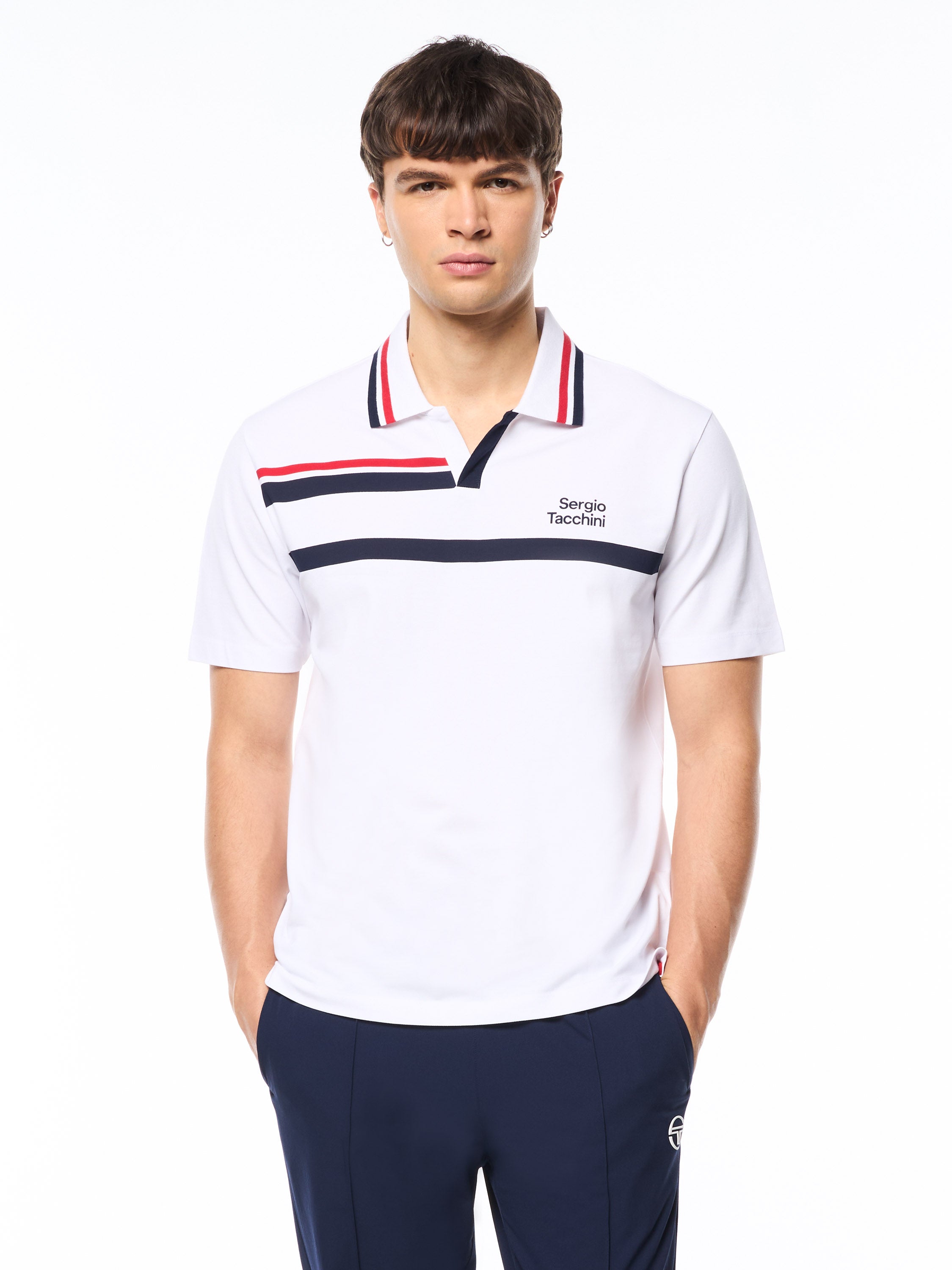 Solare Polo in Brilliant White