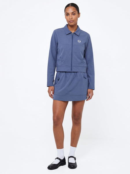 Aria Track Skirt- Blue Indigo – Sergio Tacchini