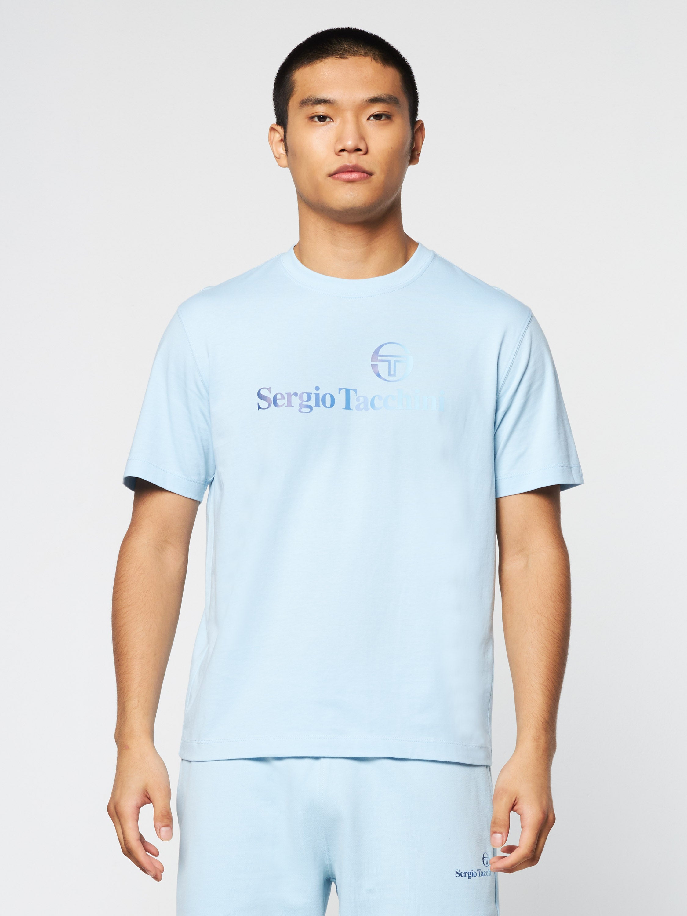 Sergio Tacchini Fosh Mens Teal T-Shirt main image 0