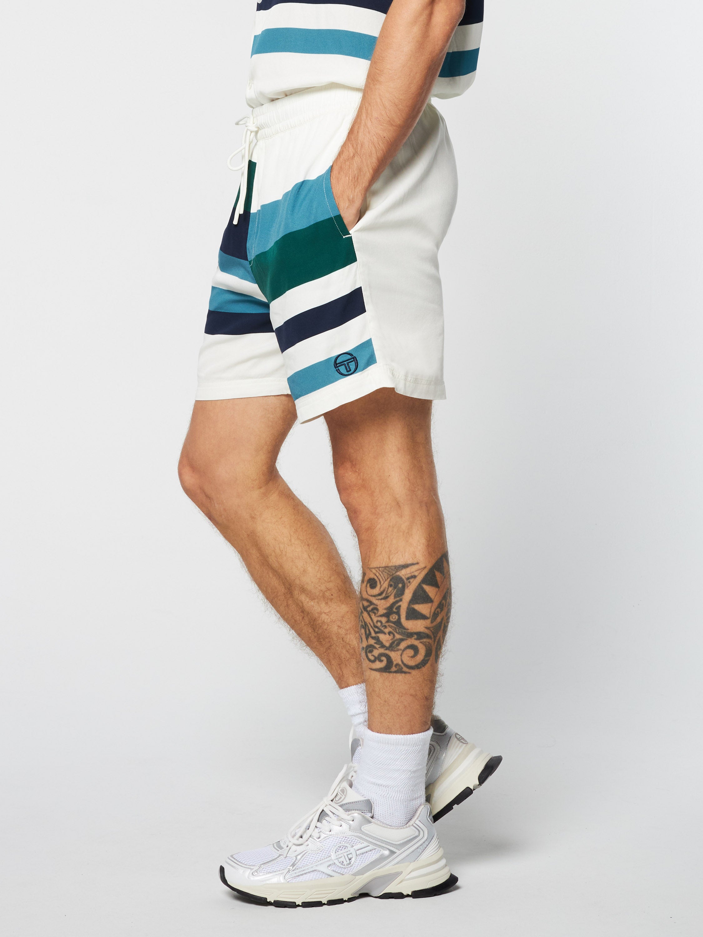 Pennellata Short- Gardenia/ Multi – Sergio Tacchini