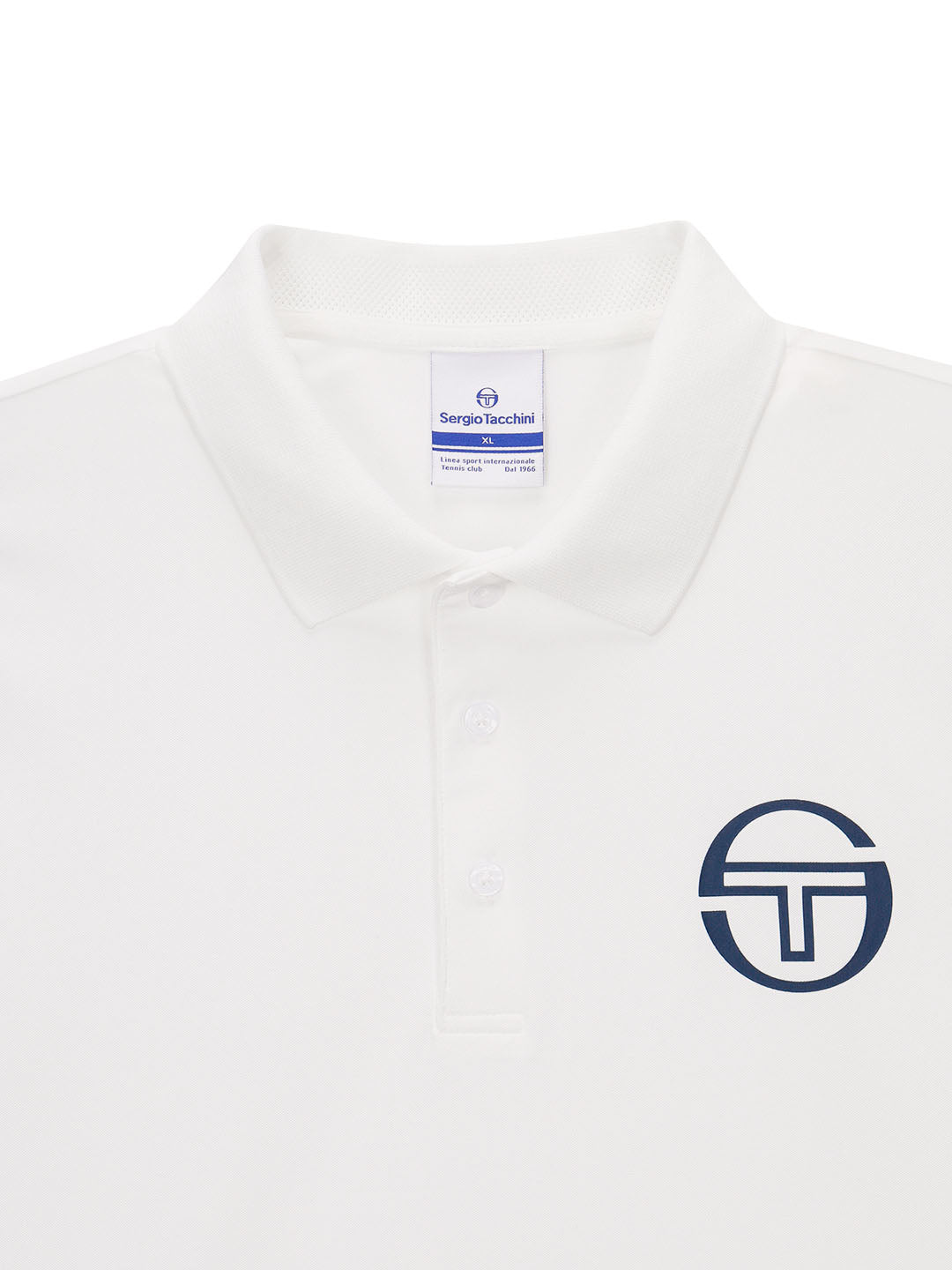 Graphic Polo Shirt- Off White – Sergio Tacchini